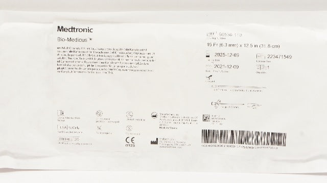 Medtronic 96530-119 Bio-Medicus Adult Cannula Kit 19Fr x 12.5 Inch
