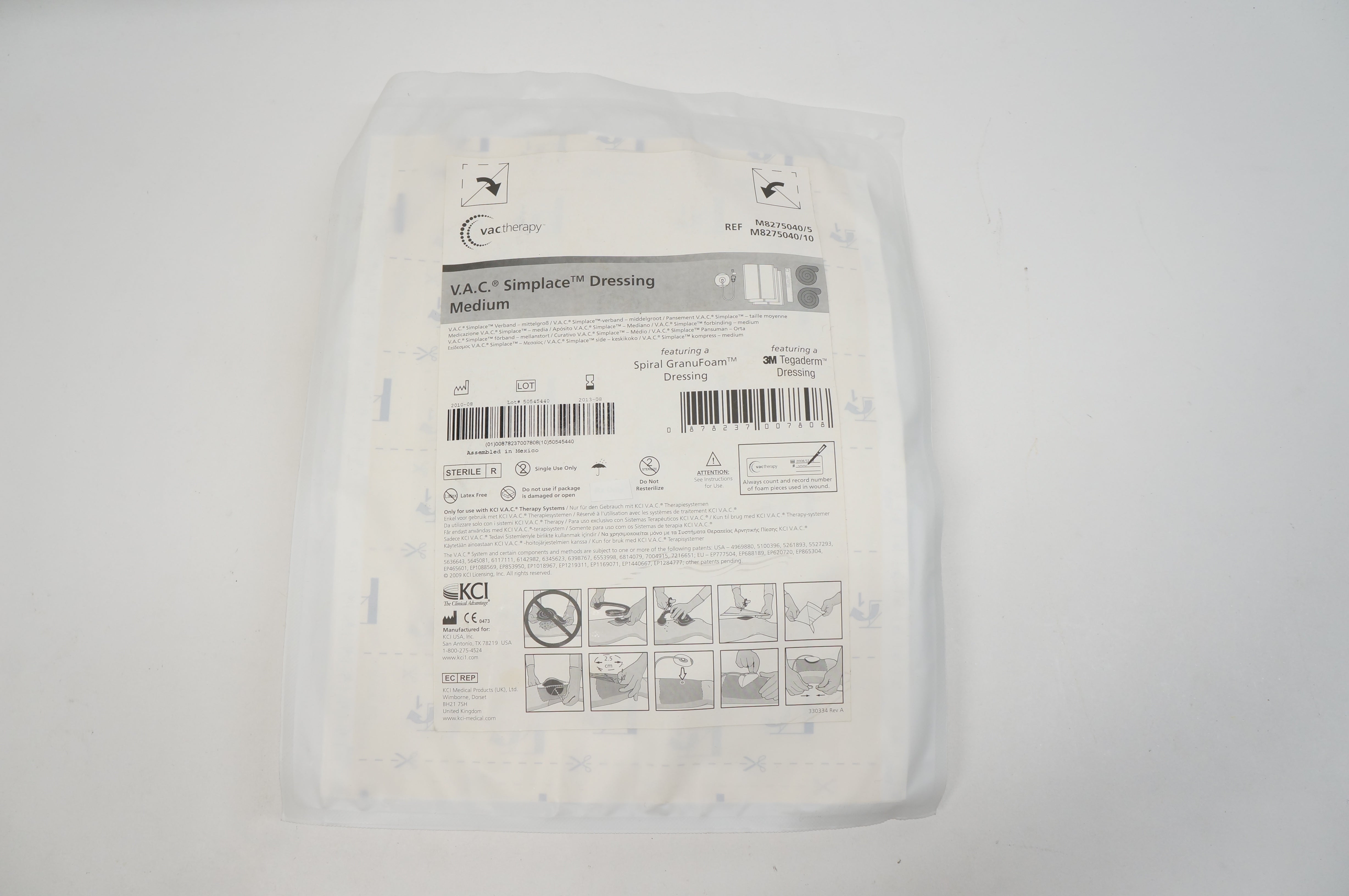 KCI Medical M8275040 V.A.C. Simplace Dressing Medium (x)
