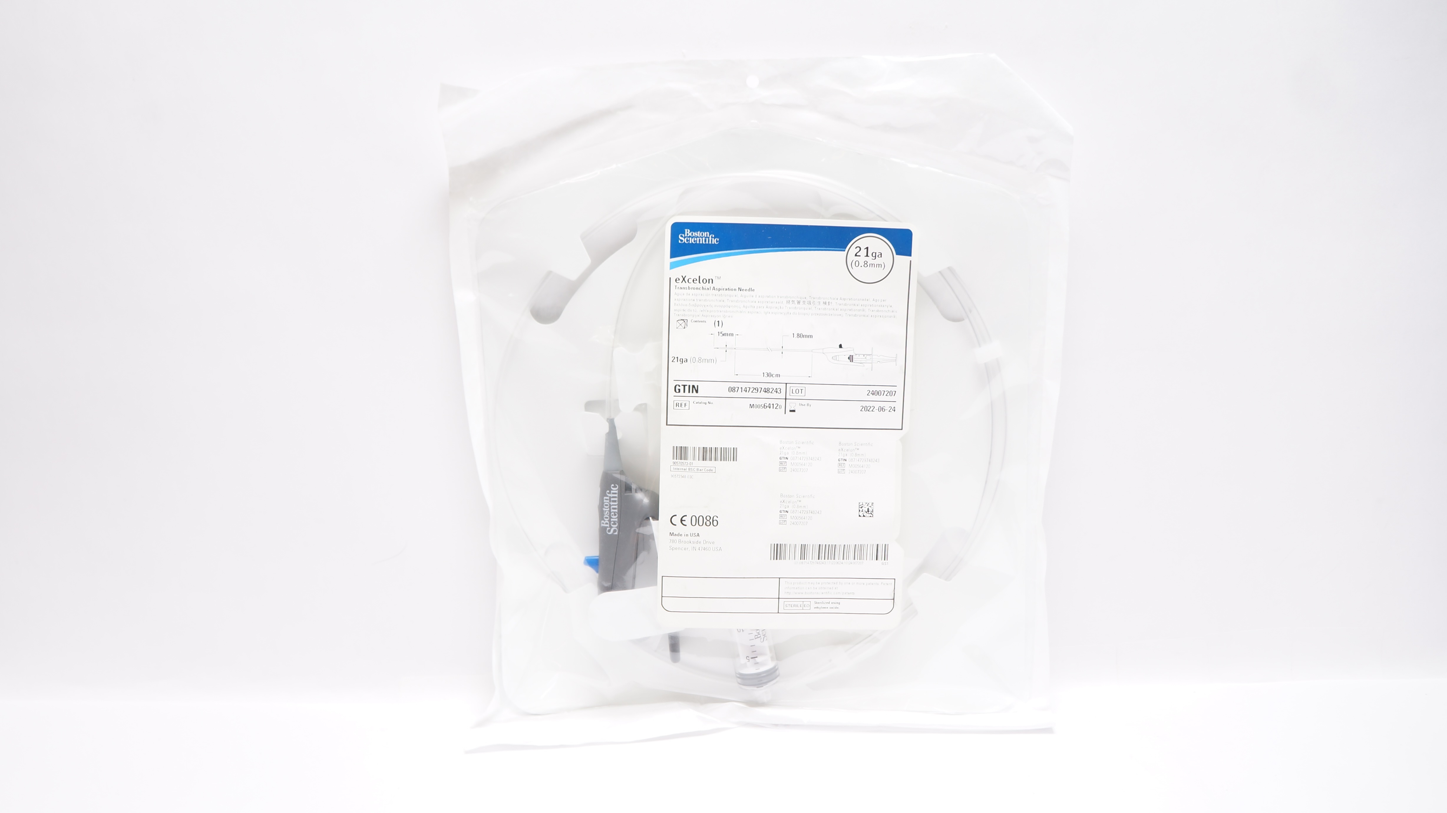 Boston Scientific M00564120 eXcelon Transbronchial Aspiration Ndle 21 ga (x)