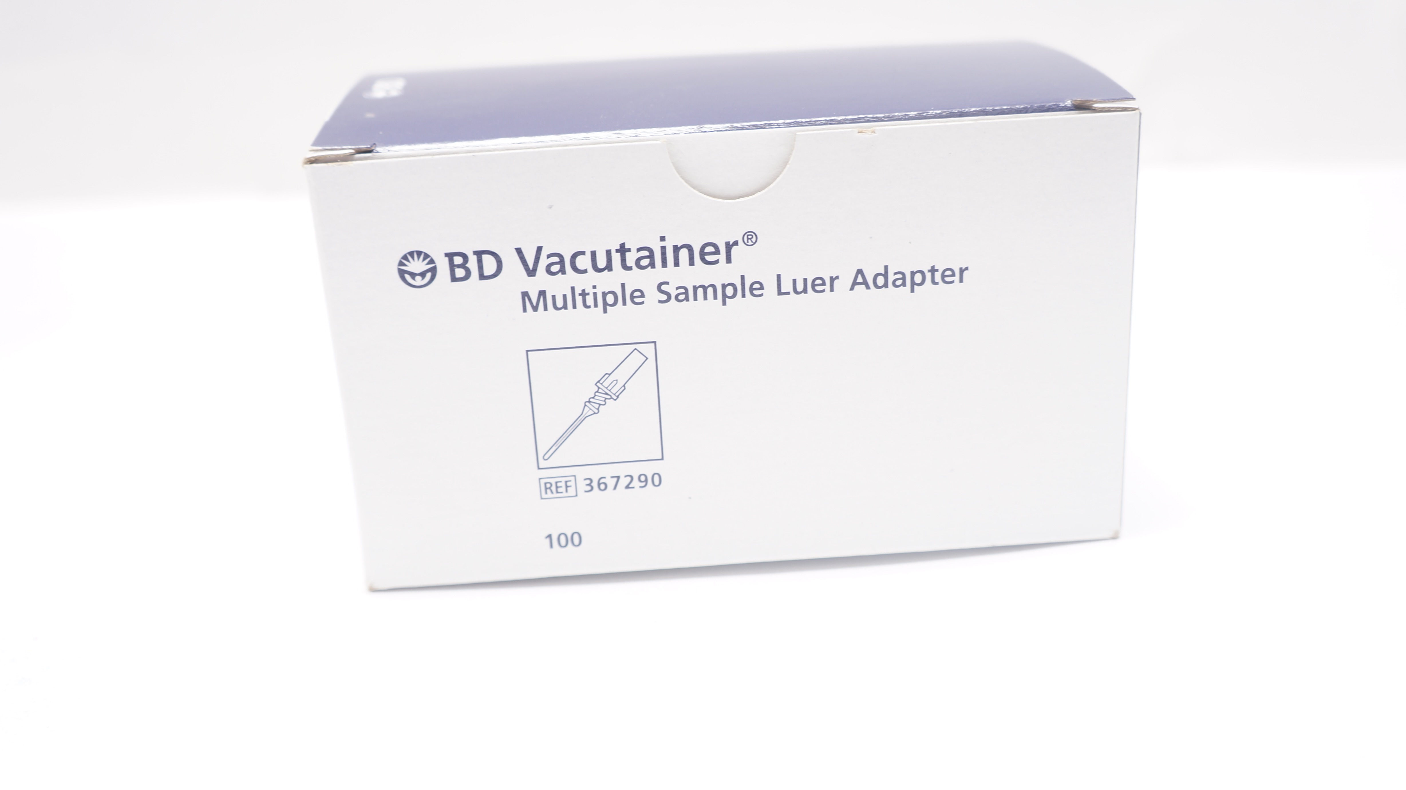 BD 367290 Becton Vacutainer Multiple Sample Luer Adapter - Box of 100