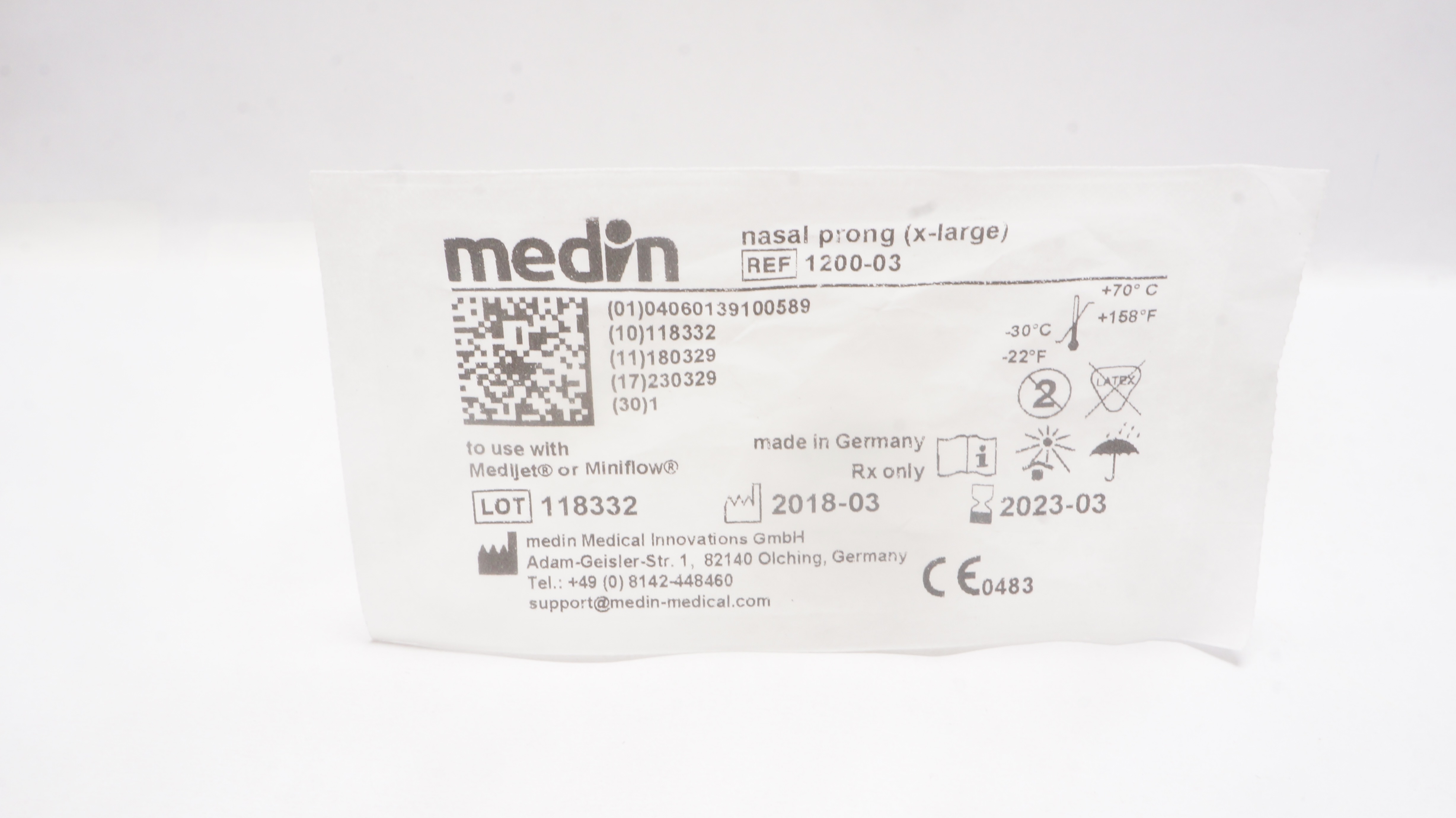 Medin Medical 1200-03 Nasal Prong,  X-Large (x)