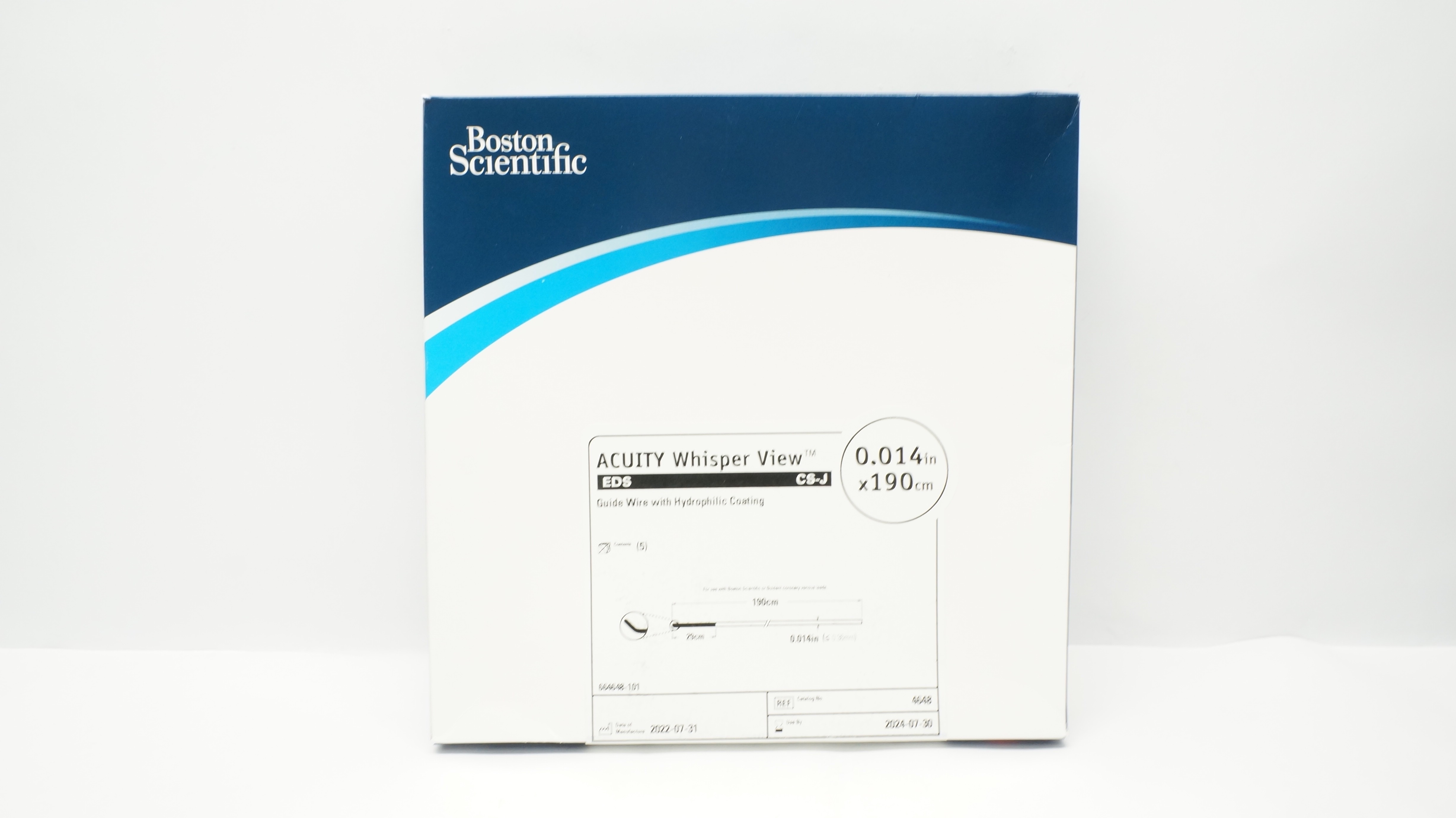 Boston Scientific 4648 Acuity Guide Wire 0.014inch x 190cm (x) - Box of 4