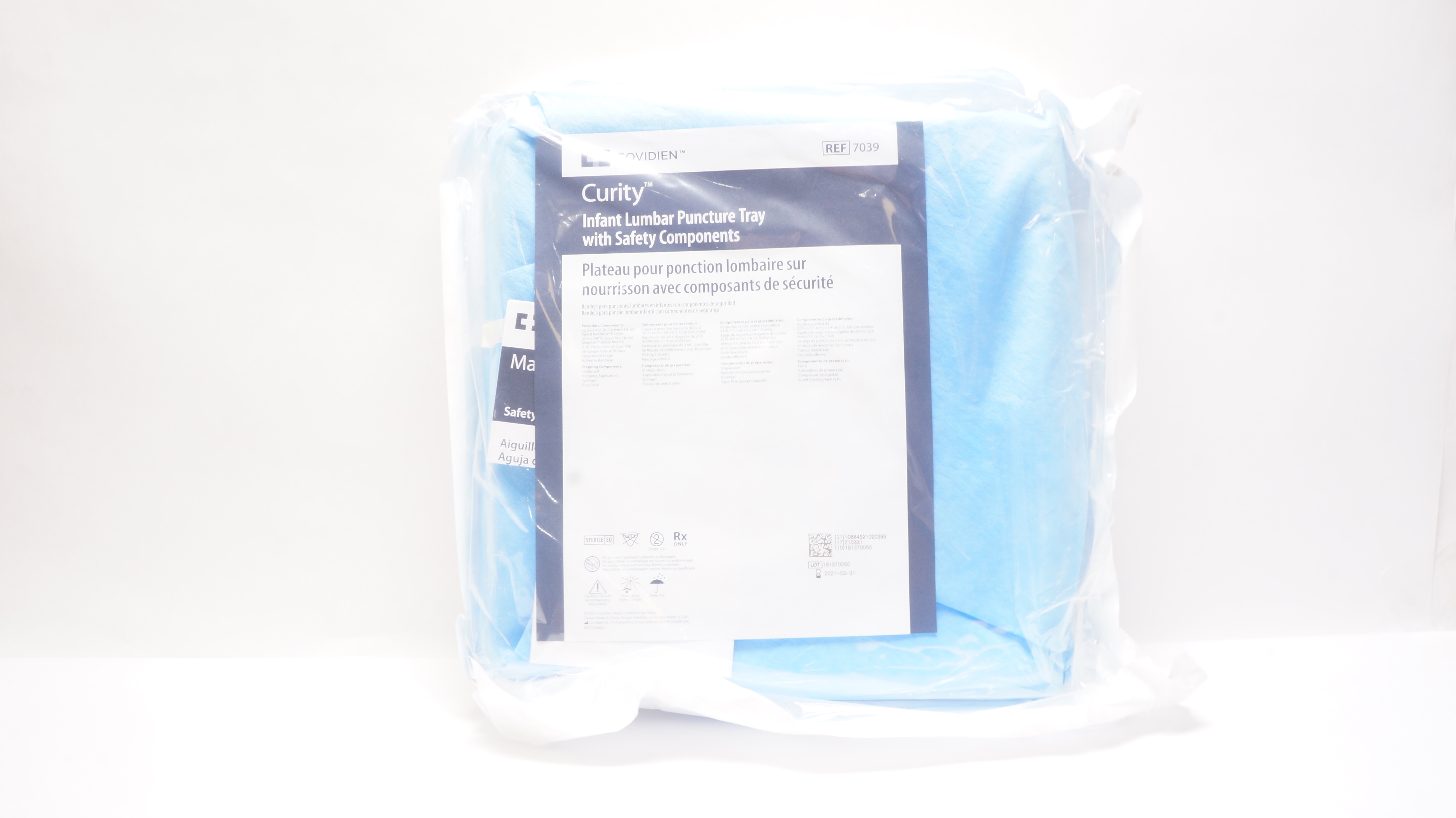 Covidien 7039 Curity Infant Lumbar Puncture Tray (x)