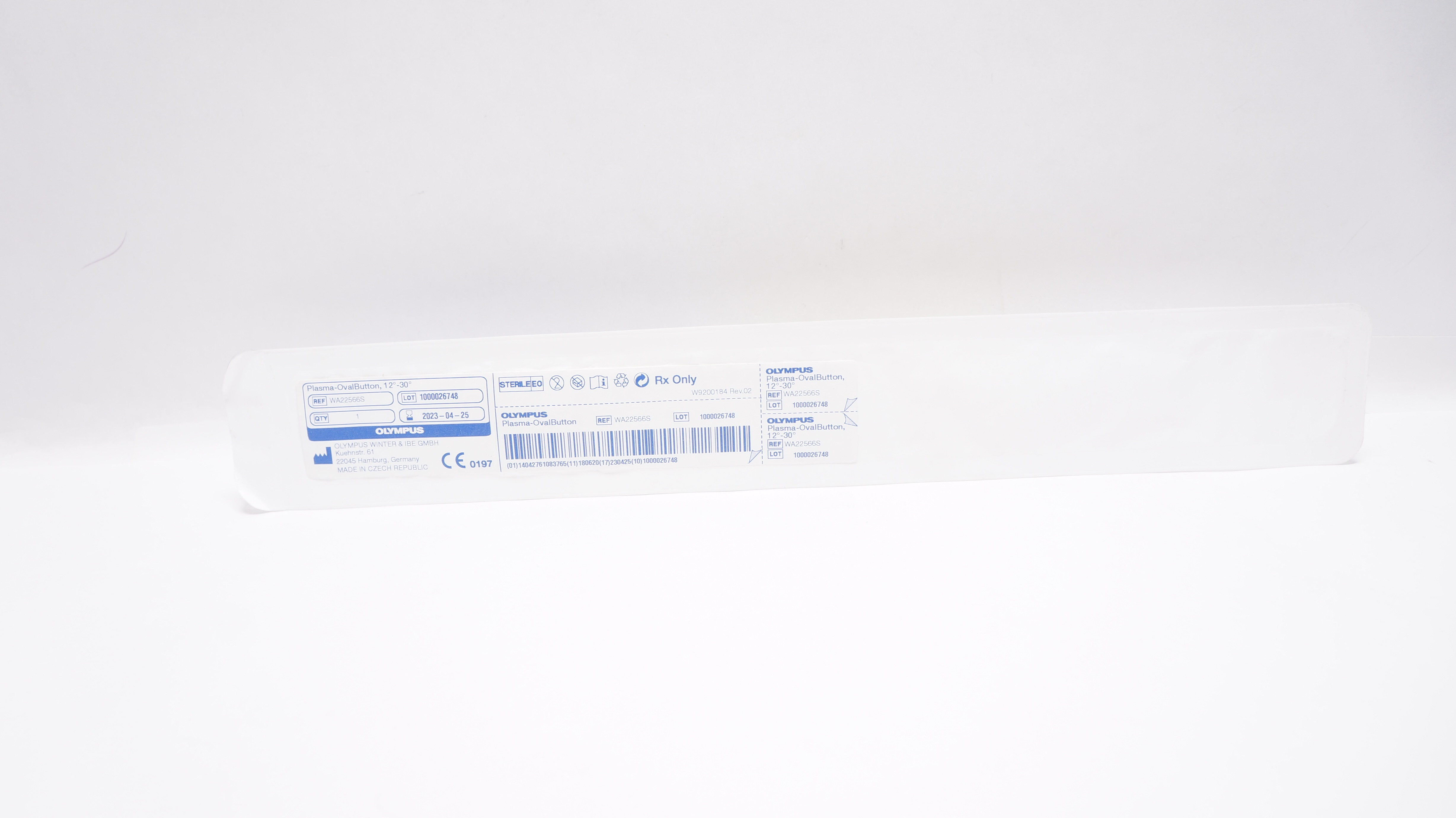 Olympus WA22566S HF-Resection Electrode 24Fr Plasma-Oval Button 12-30Degree (x)