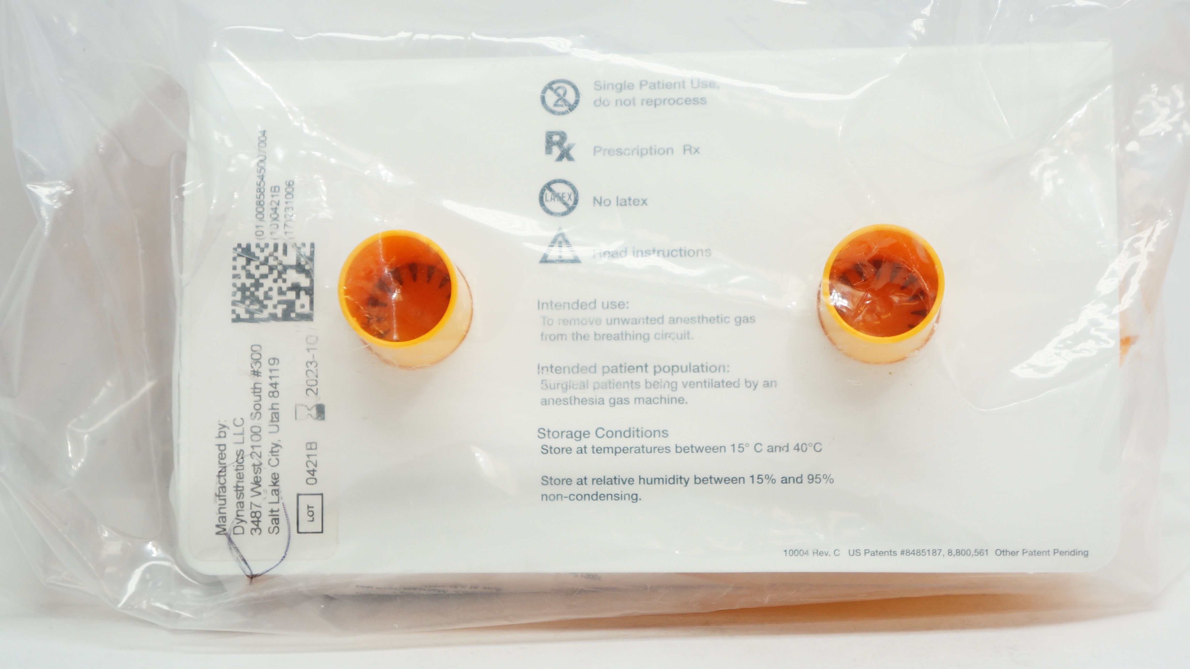 Dynasthetics VAPOR-CLEAN Orange Filters for Malignant Hyperthermia (x)