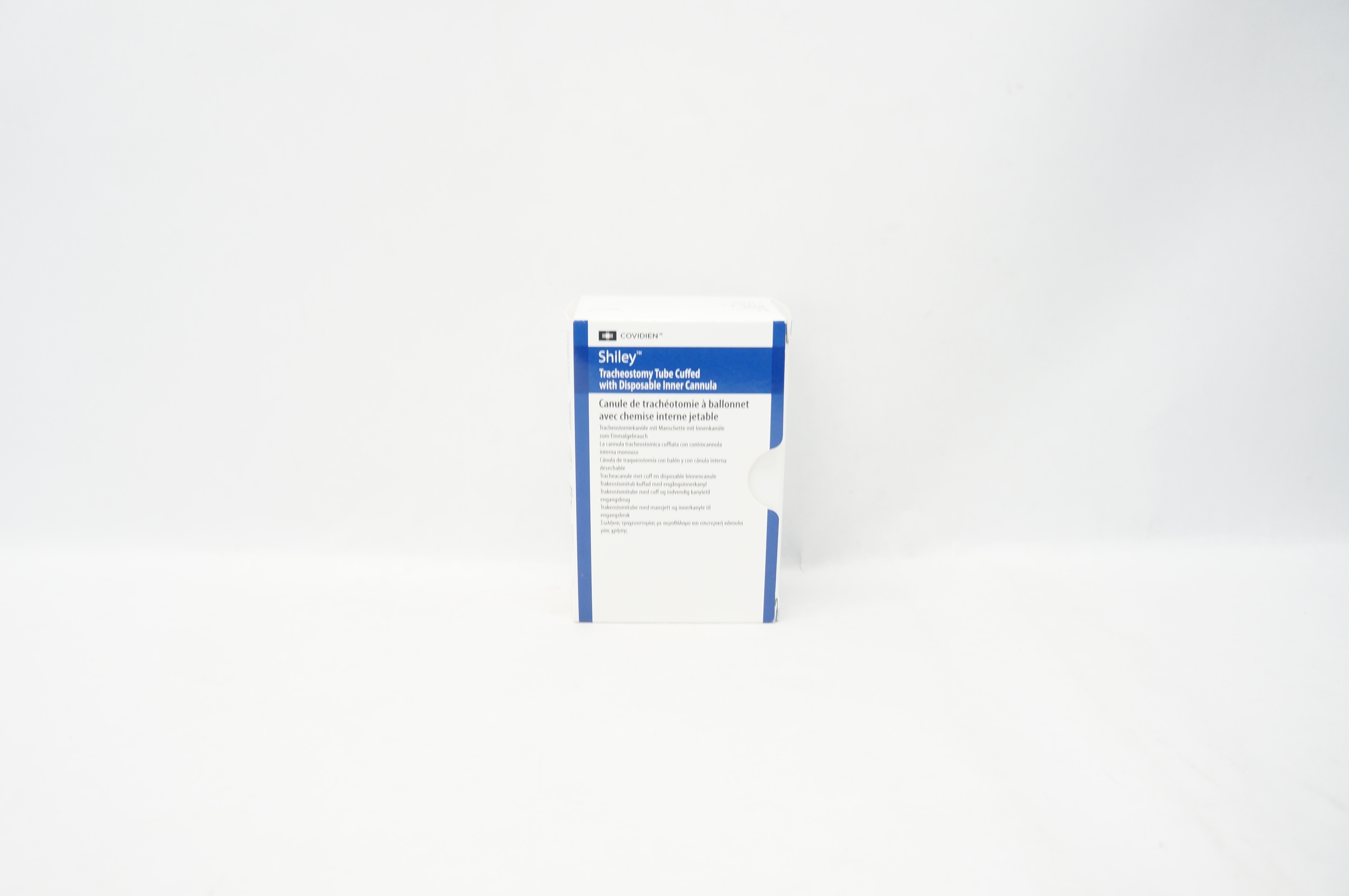 Covidien 8DCT Shiley Tracheostomy Tube Cuffed 7.6mm x 12.2mm x 27.0mm x 79mm