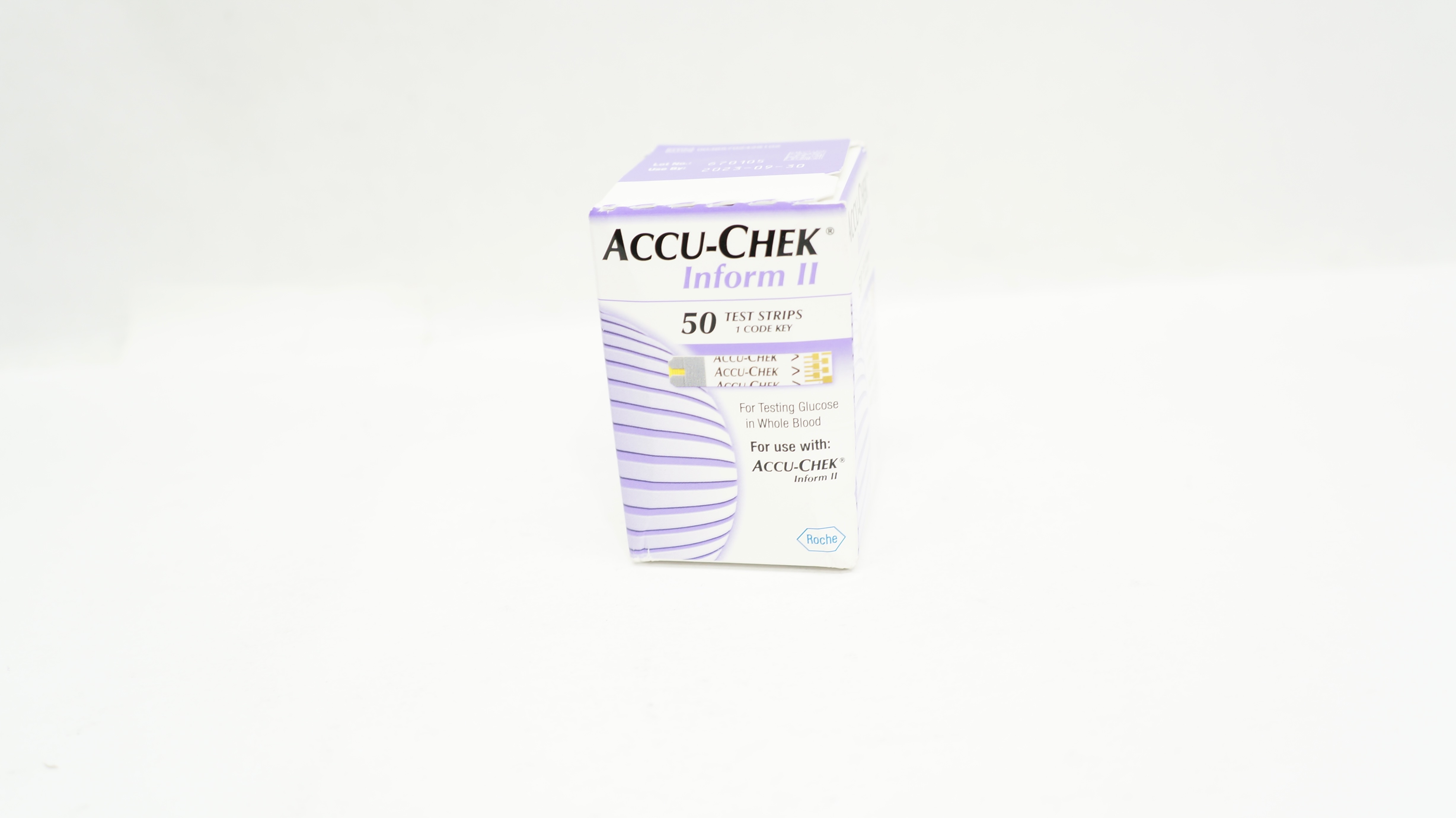 Roche 05942861001 Accu-Chek Inform II Test Strips For Testing Glucose - Box of 50