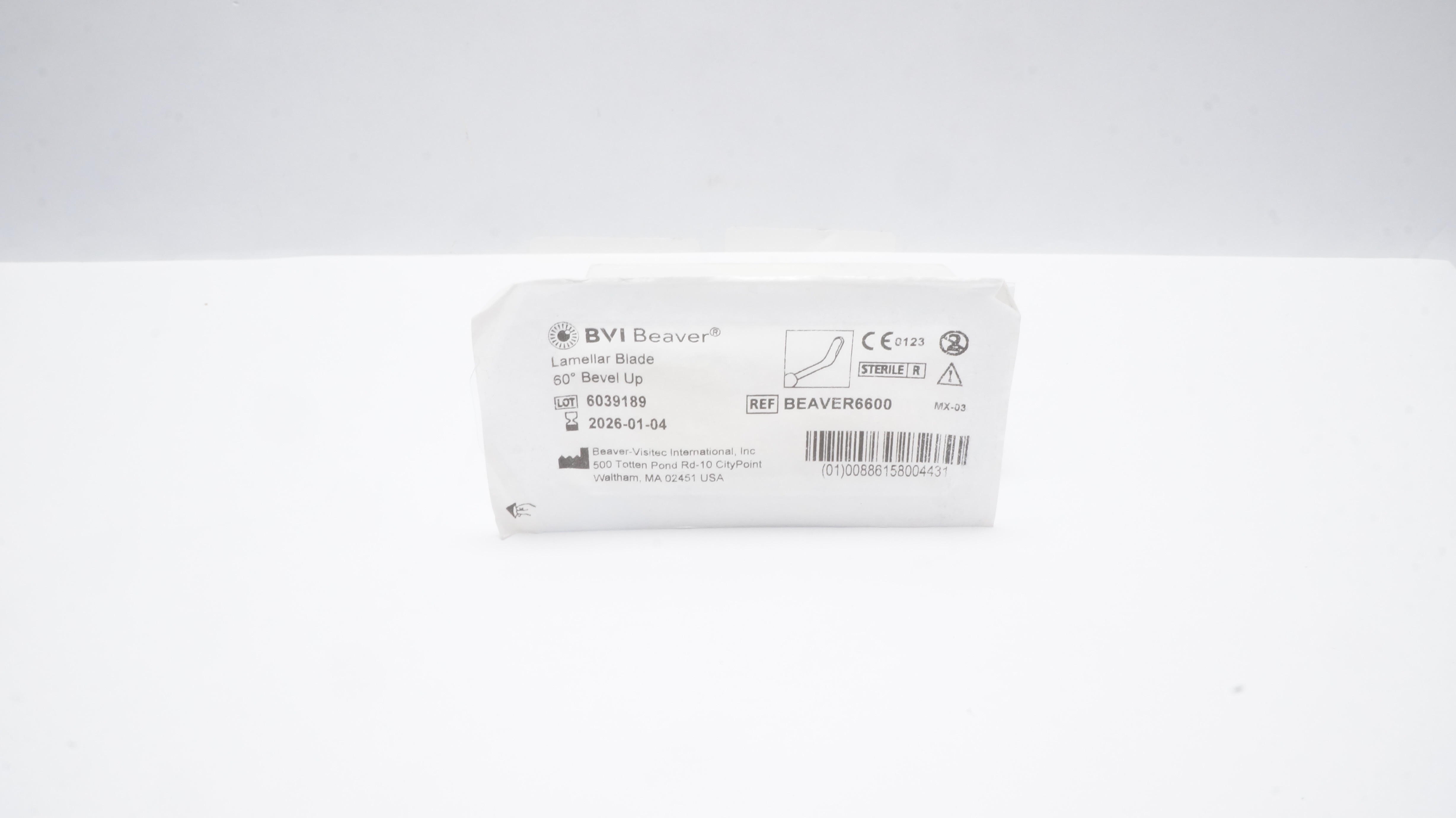 BVI Beaver BEAVER6600 Lamellar Blade 60 degree Bevel Up