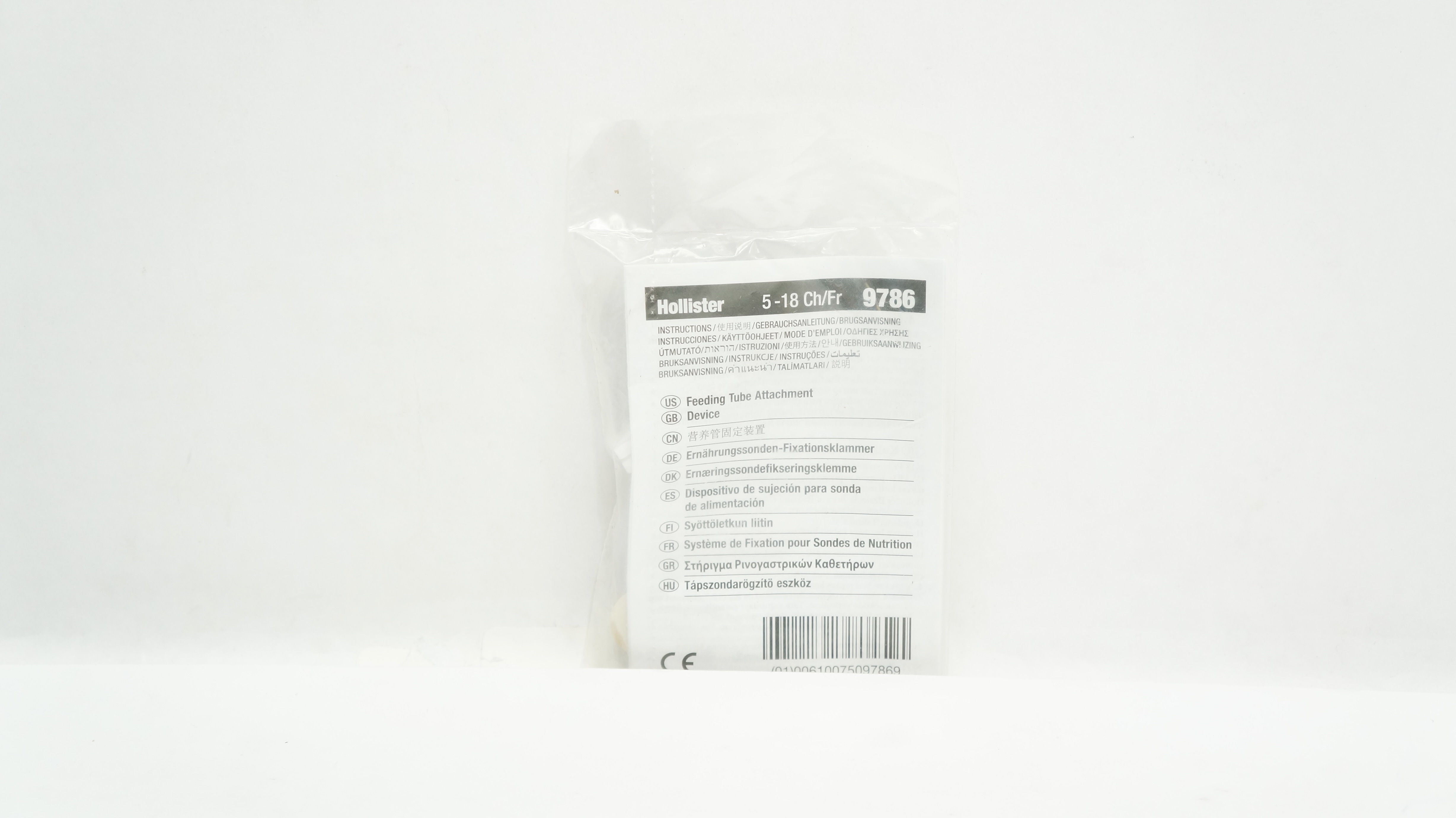 Hollister 9786 Feeding Tube Attachment Device 5-18Ch/Fr