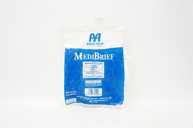 Medi-Tech MB14002 Medi-Brief Mesh X-Large Green - Pack of 2