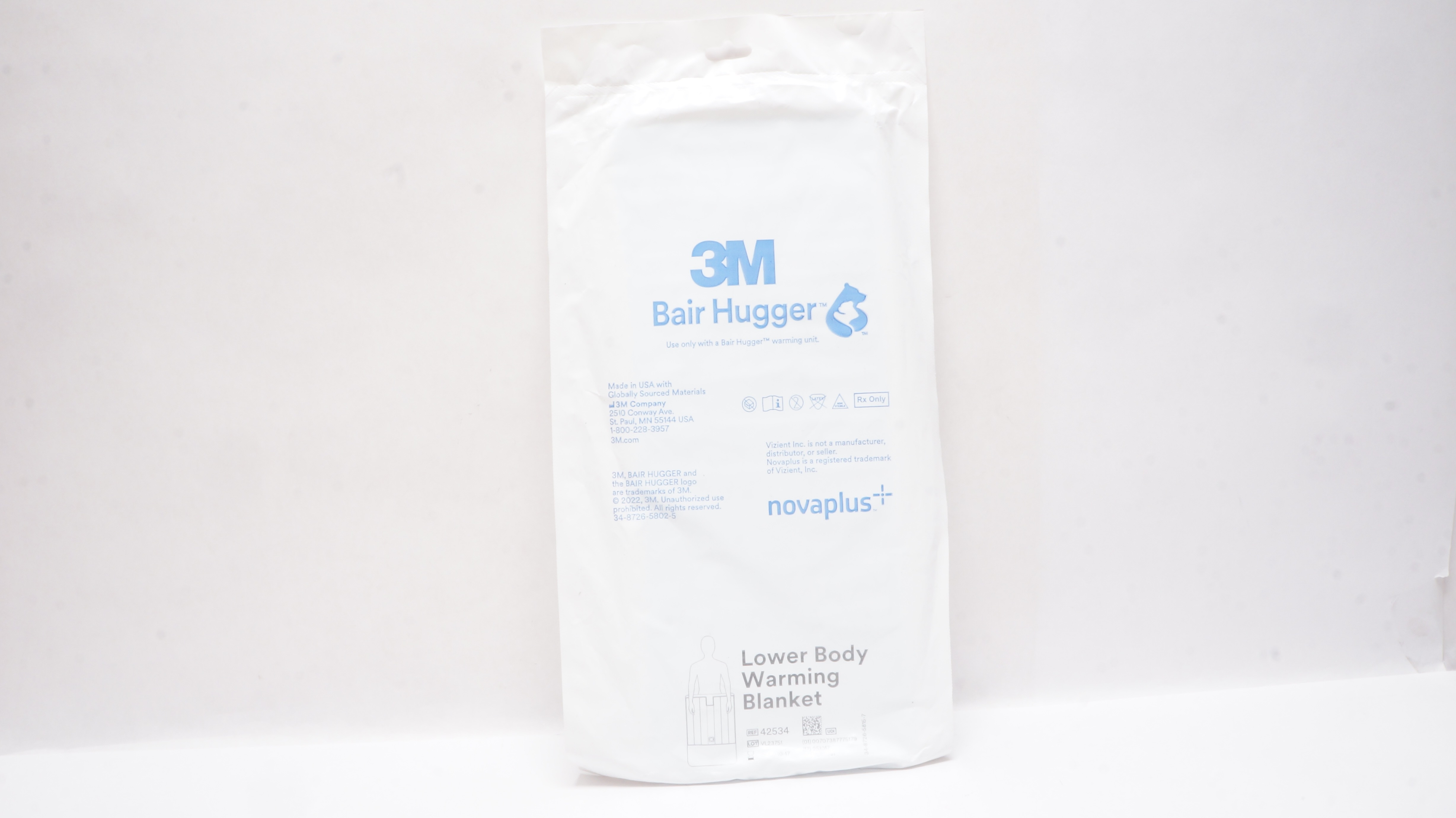 3M 42534 Novaplus Bair Hugger Disposable Forced-Air Lower Body Warming Blanket