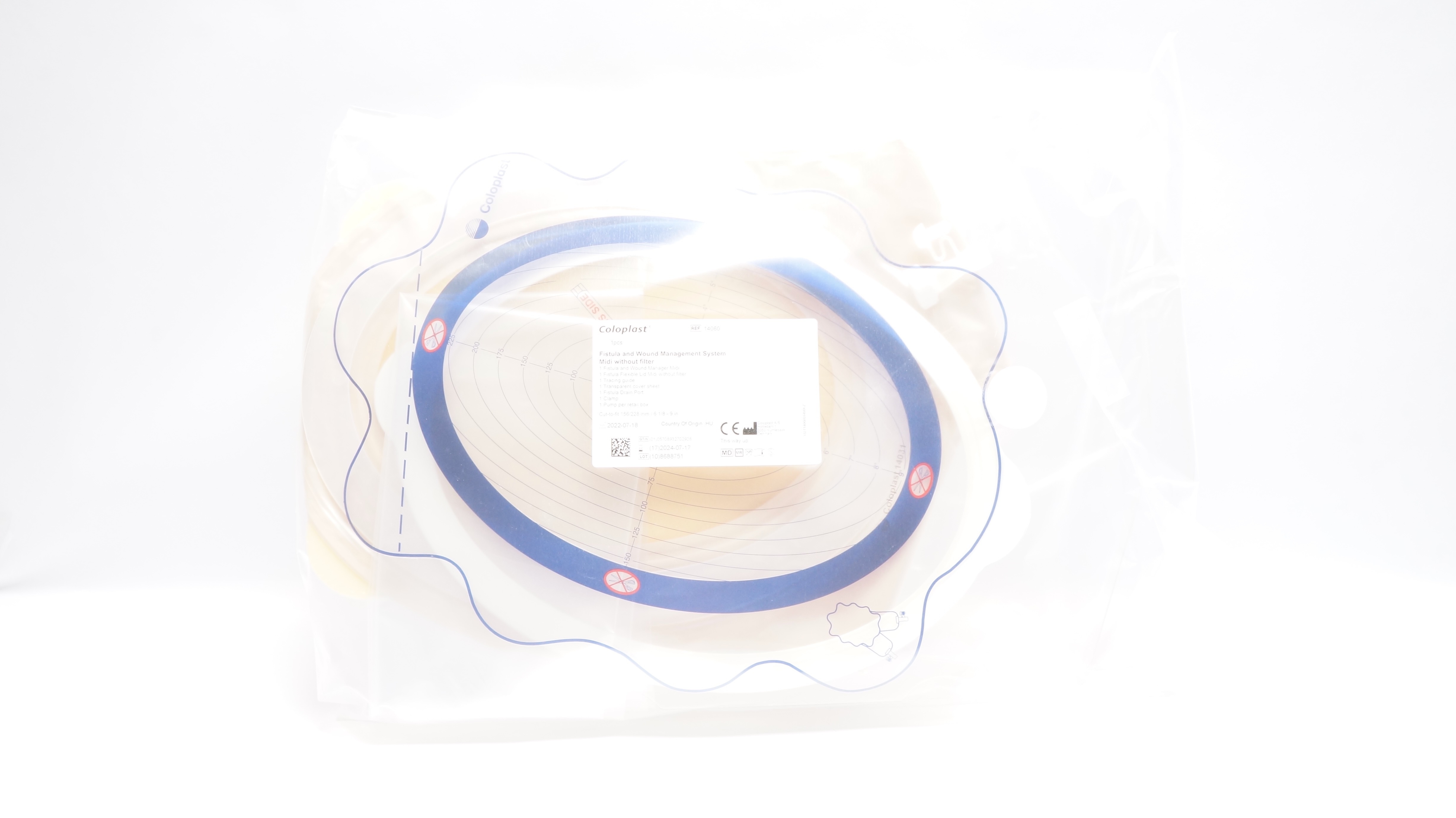 Colplast 14060 Fistula & Wound Management System Midi Without Filter (x)