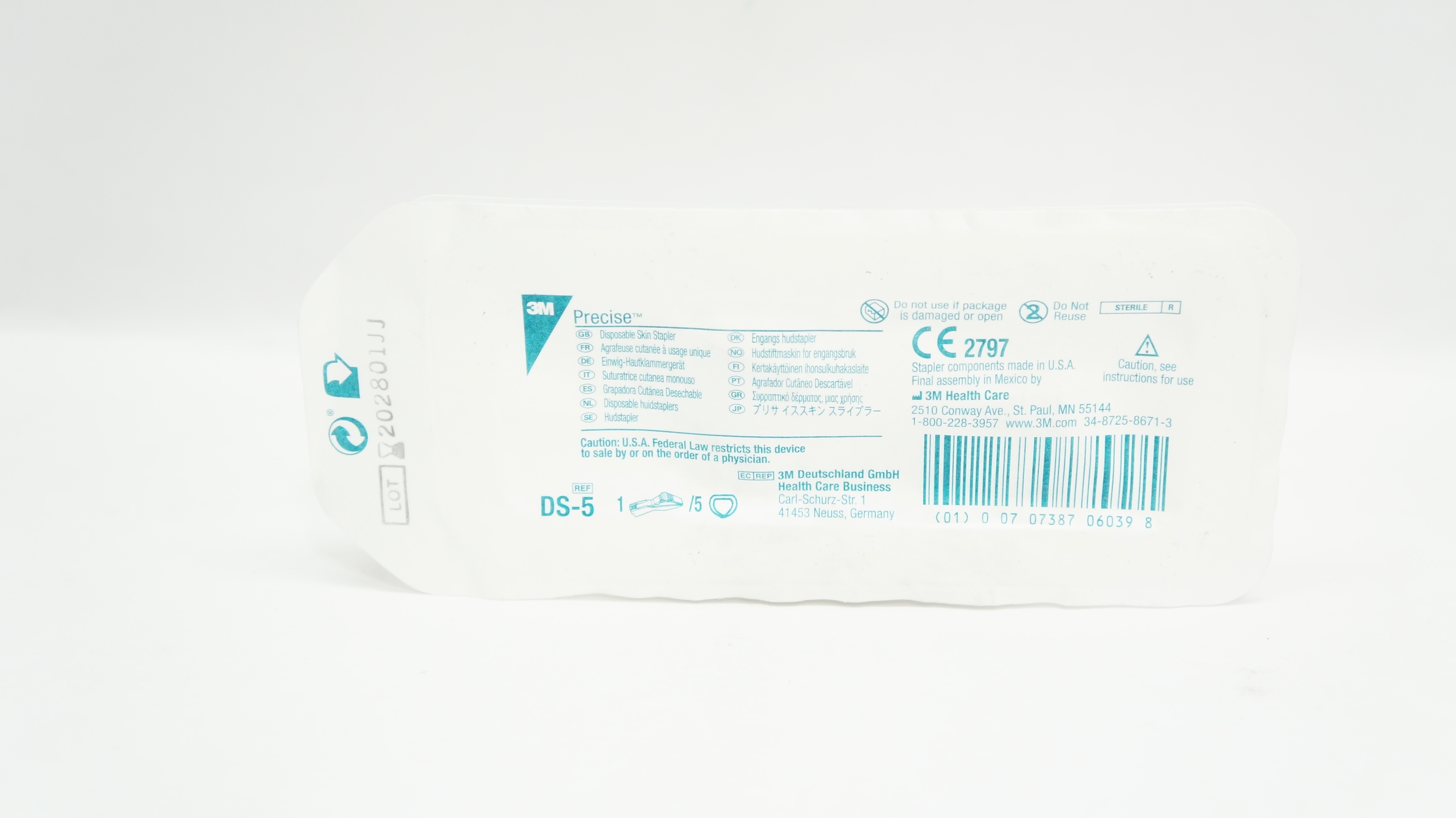 3M DS-5 Precise Disposable Skin Stapler