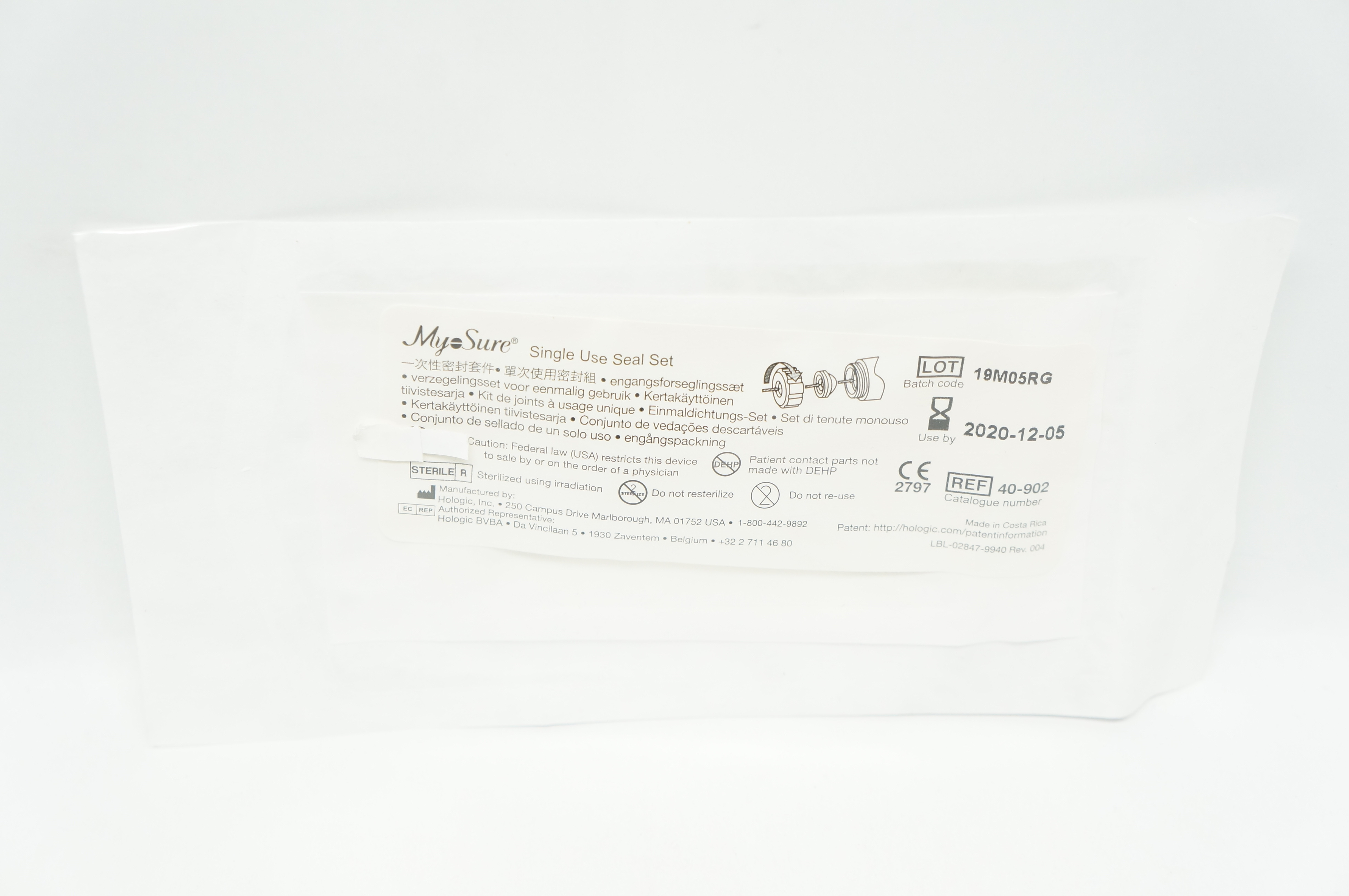 Hologic 40-902 MyoSure Single Use Seal Set (x)