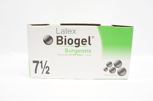 Molnlycke Health Care 30475-01 Biogel Surgeons Gloves, Size 7-1/2 (x) -Box of 50