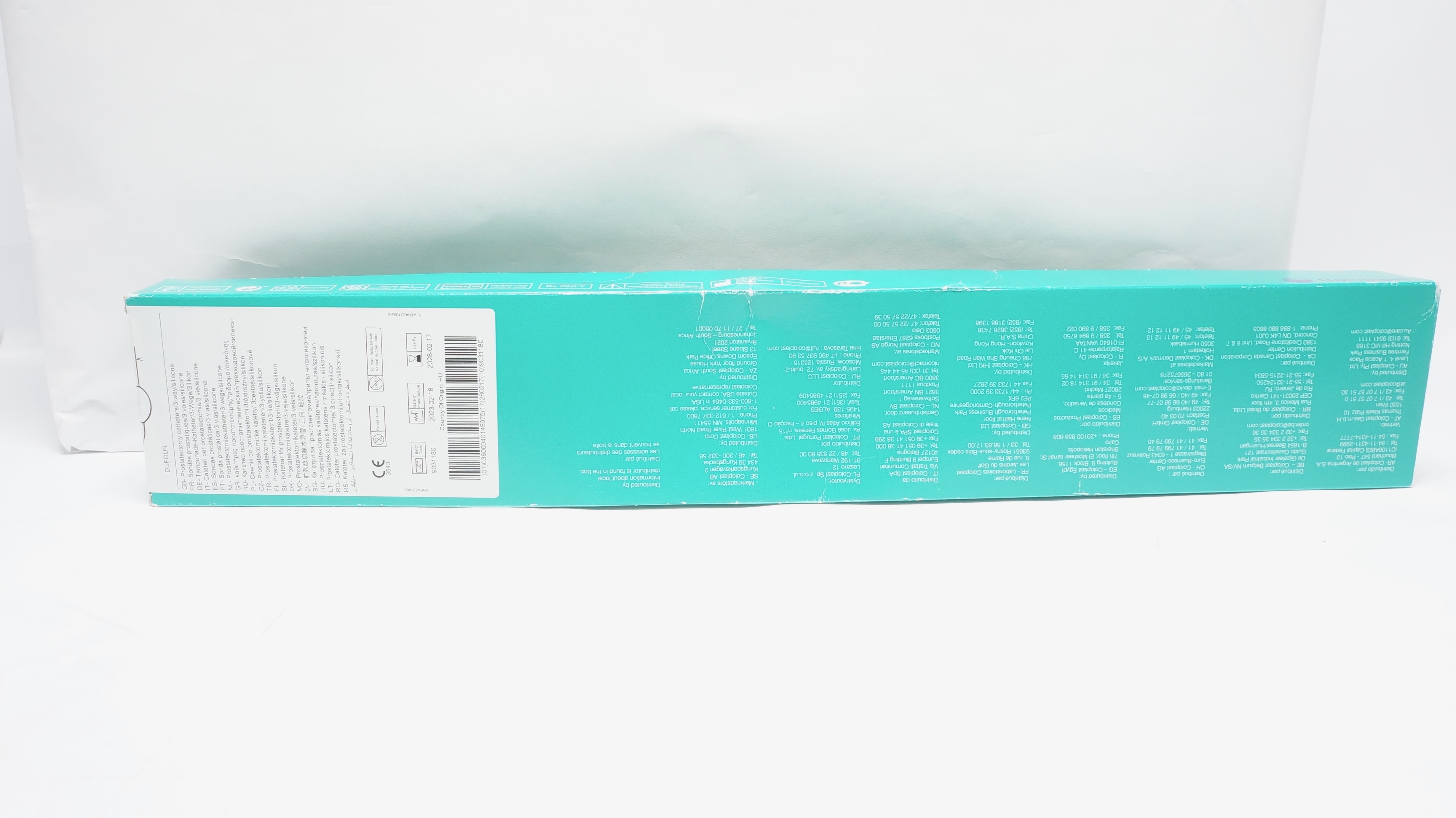 Coloplast AB6A22 Dufour Prostatectomy Cath. 3-Way/Silicone, X-FLow -Box of 5