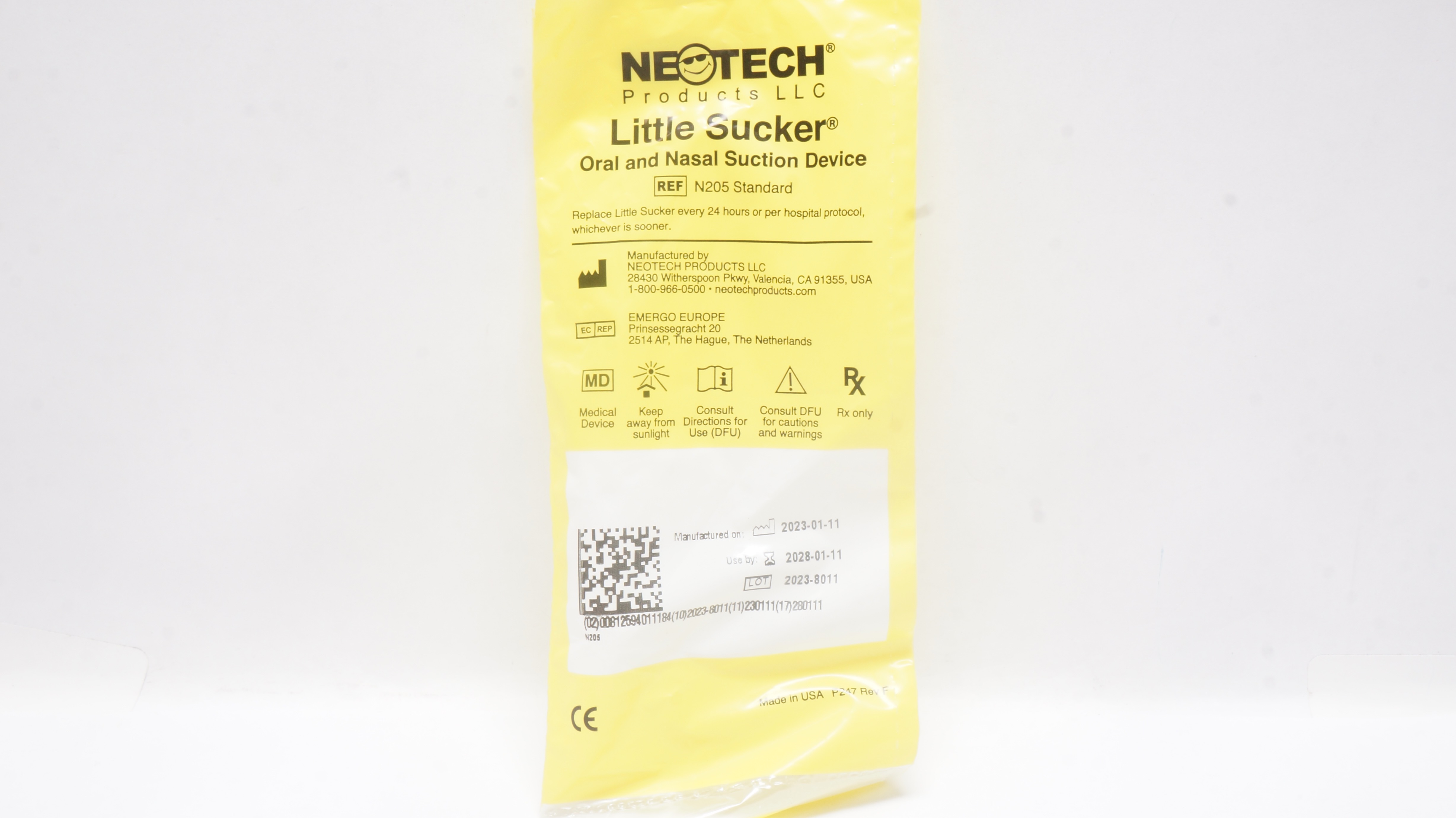 Neotech N205 Standard Little Sucker Oral and Nasal Suction Device