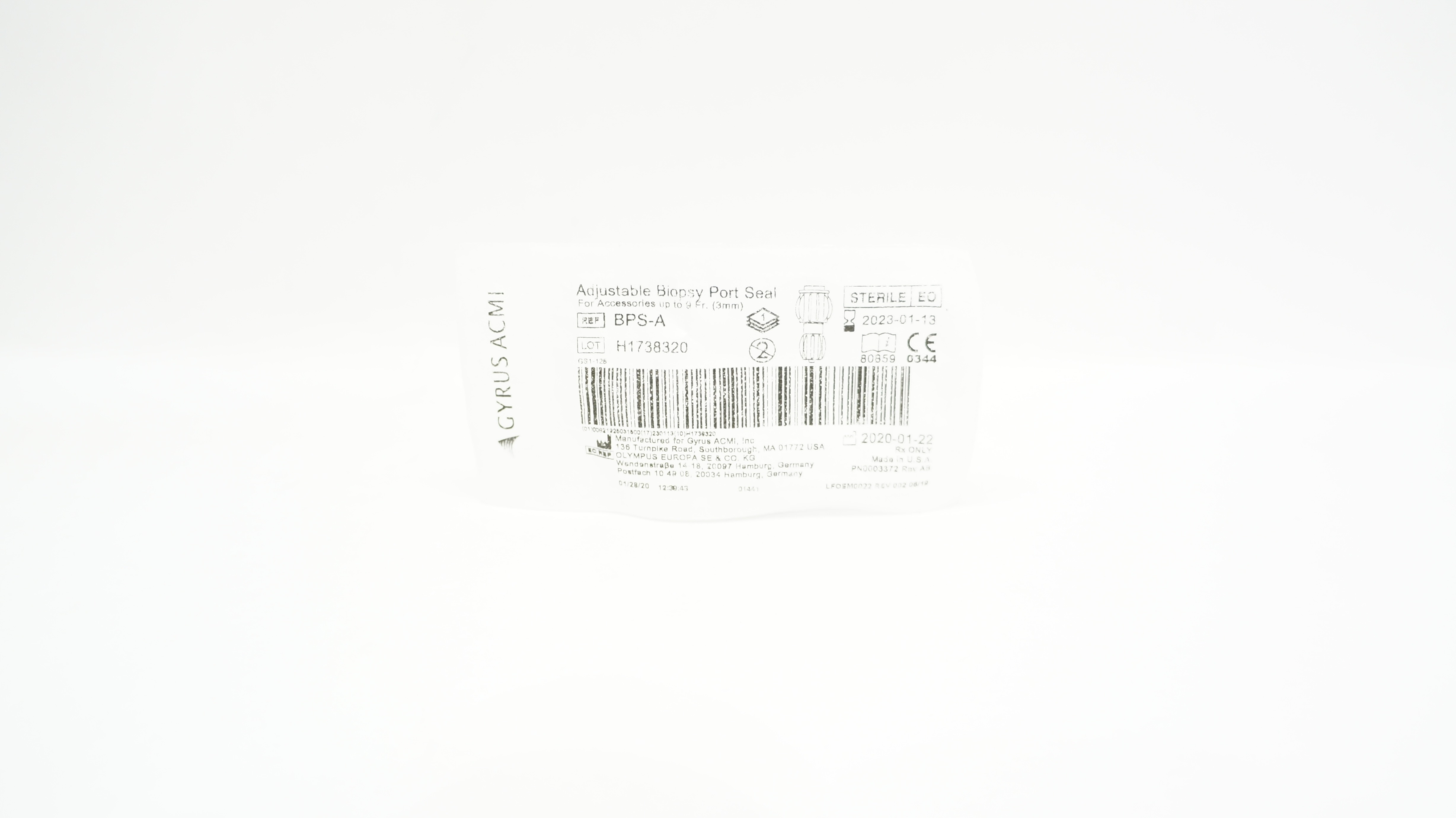 Gyrus ACMI BPS-A Adjustable Biopsy Port Seal (x)