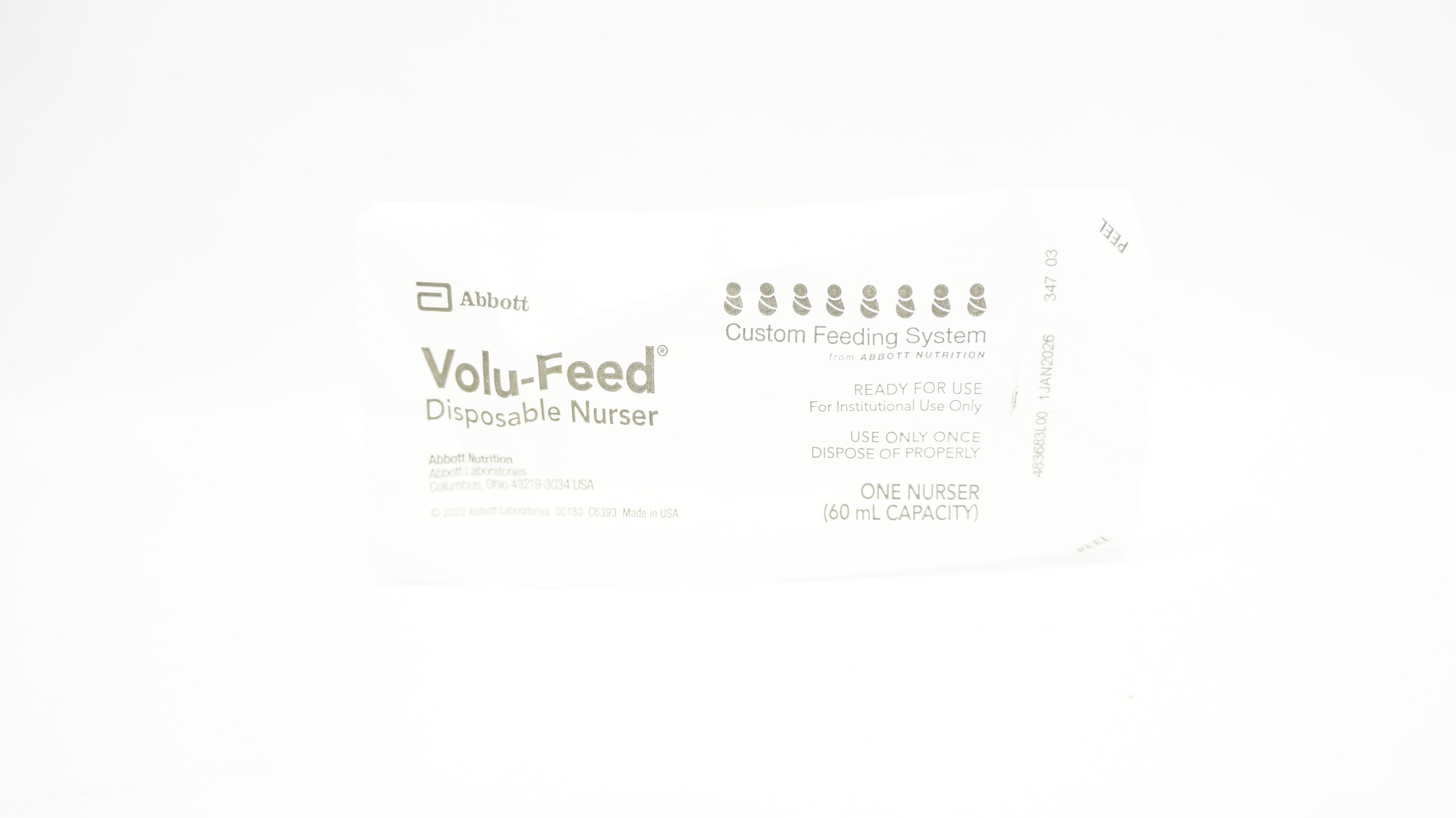 Abbott Volu-Feed Disposable Nurser 60 mL