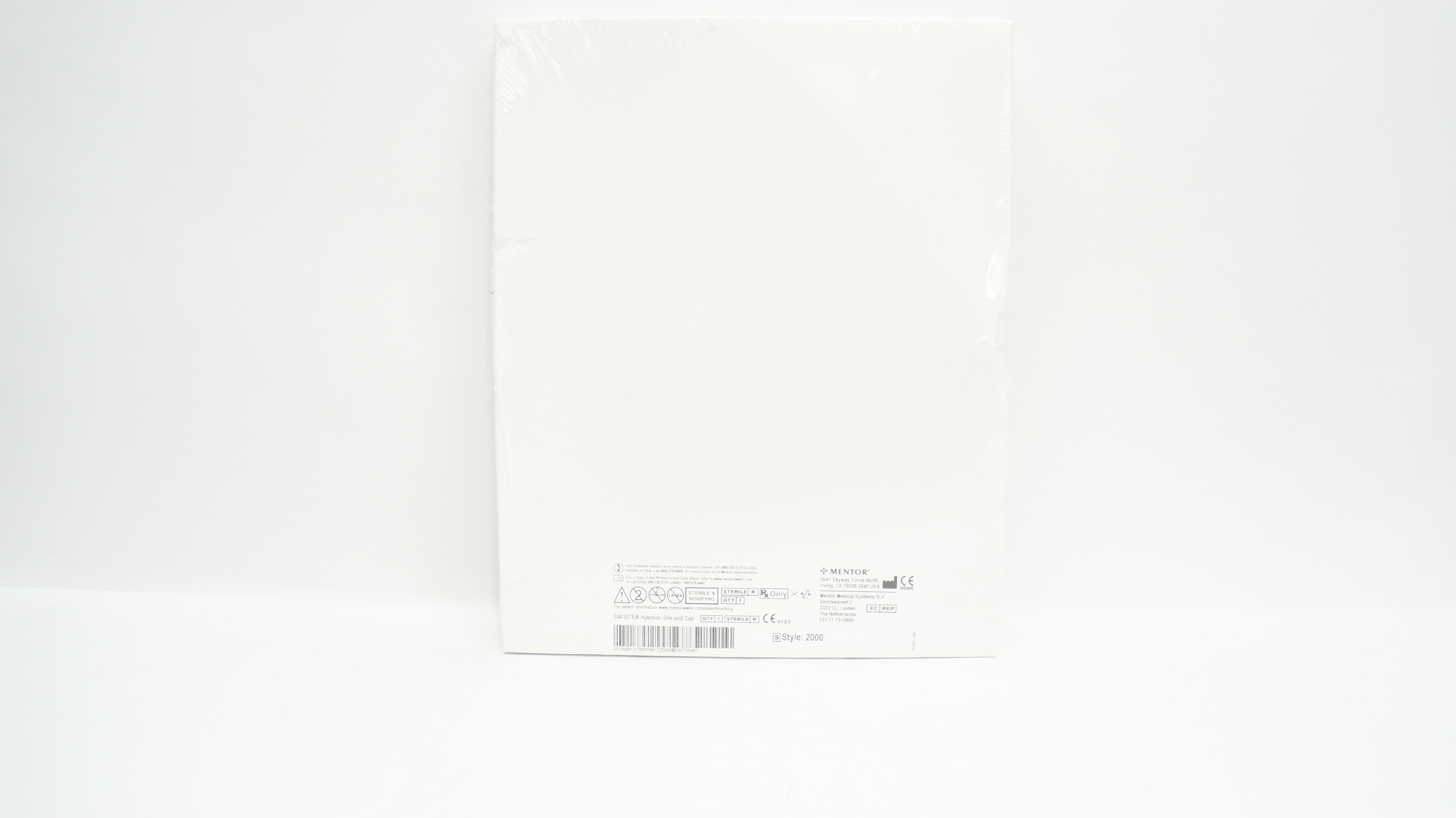 Mentor 351-2350SZ Round +Profile Saline Breast Implant Sizer 350cc(x)-Style 2000