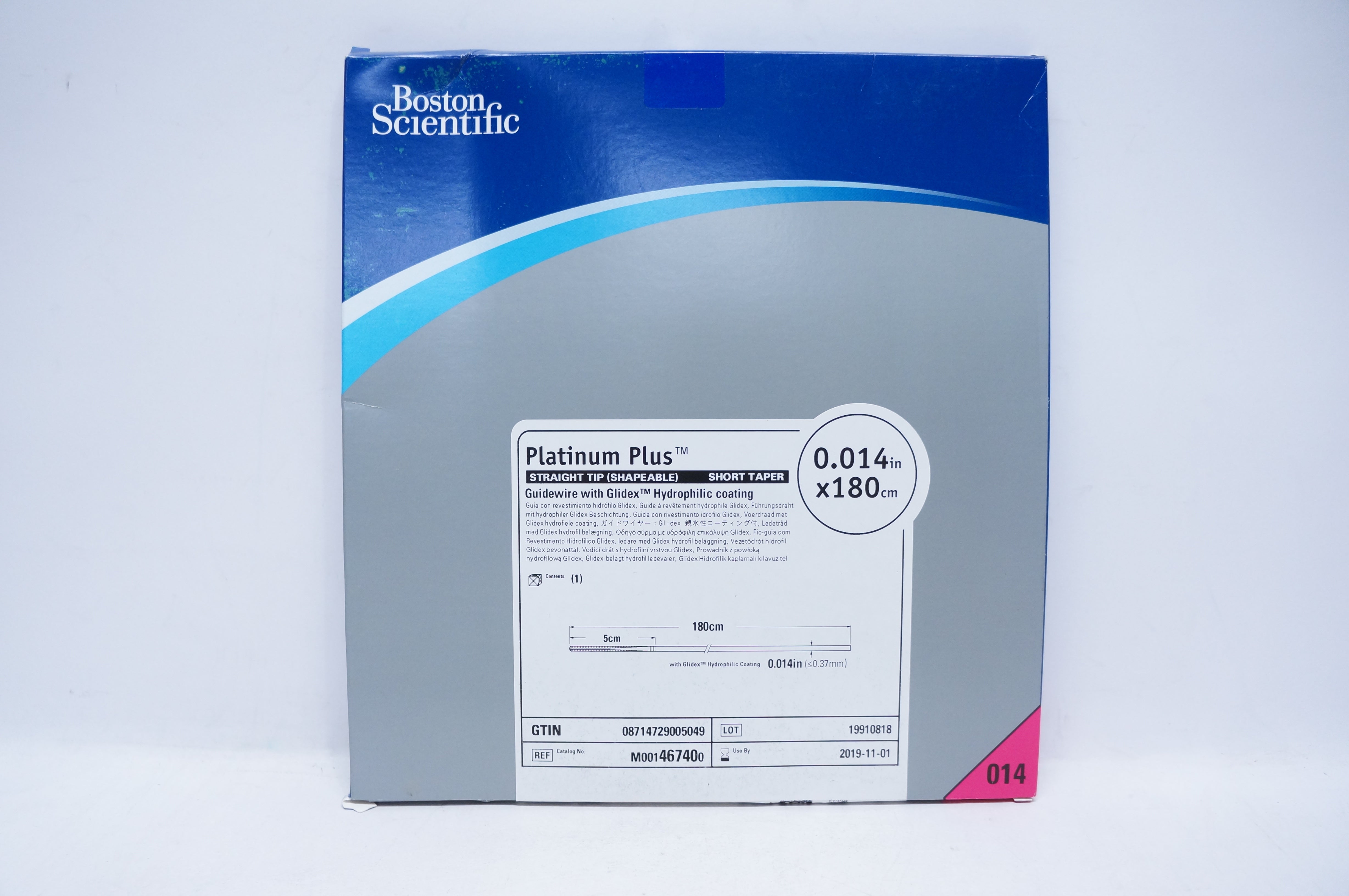 Boston Scientific 46740 Platinum Plus Guidewire 0.014inch x 180cm (x)