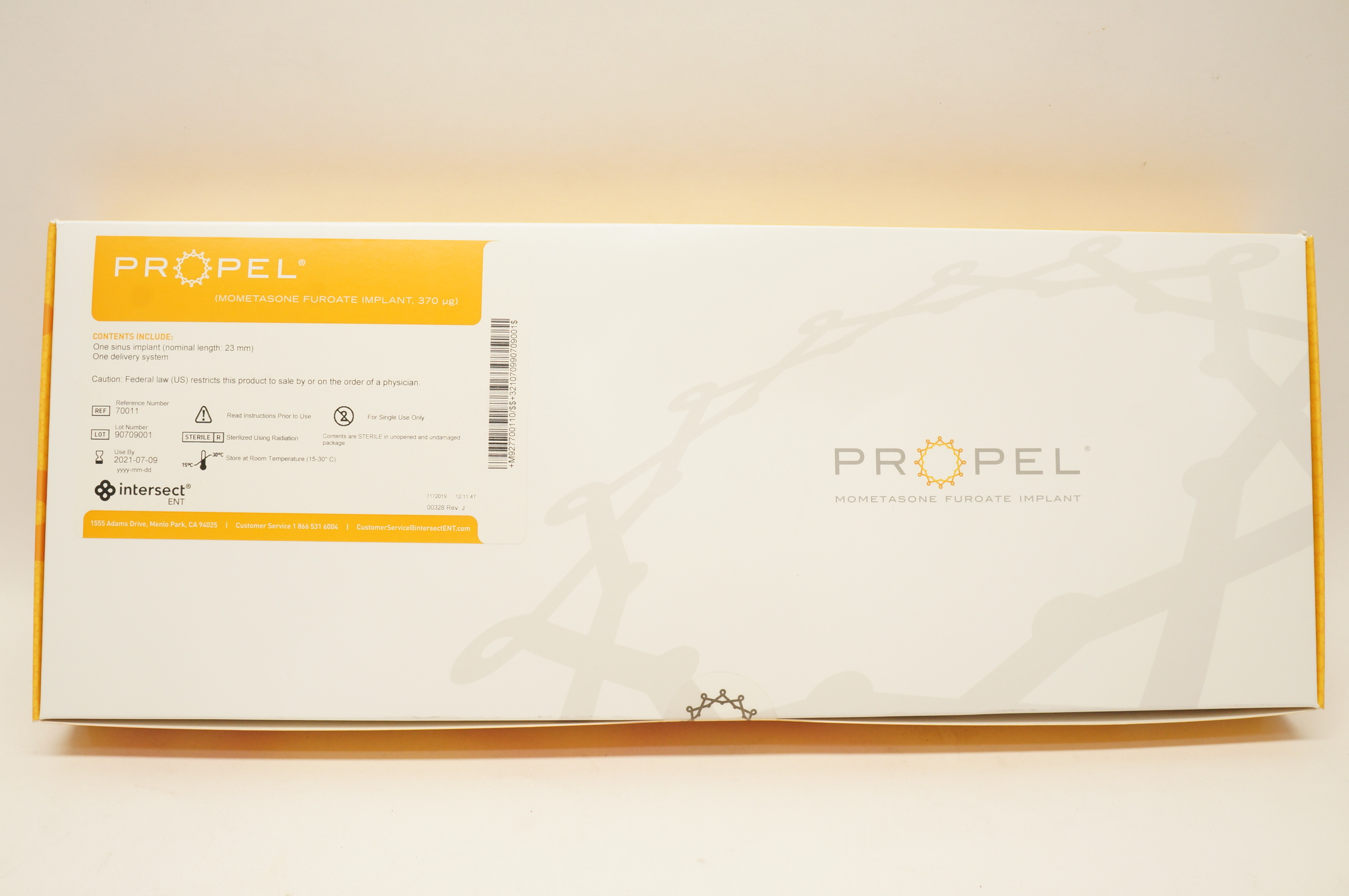 Intersect ENT 70011 Propel Mometasone Furoate Implant, 370 µg  (x)