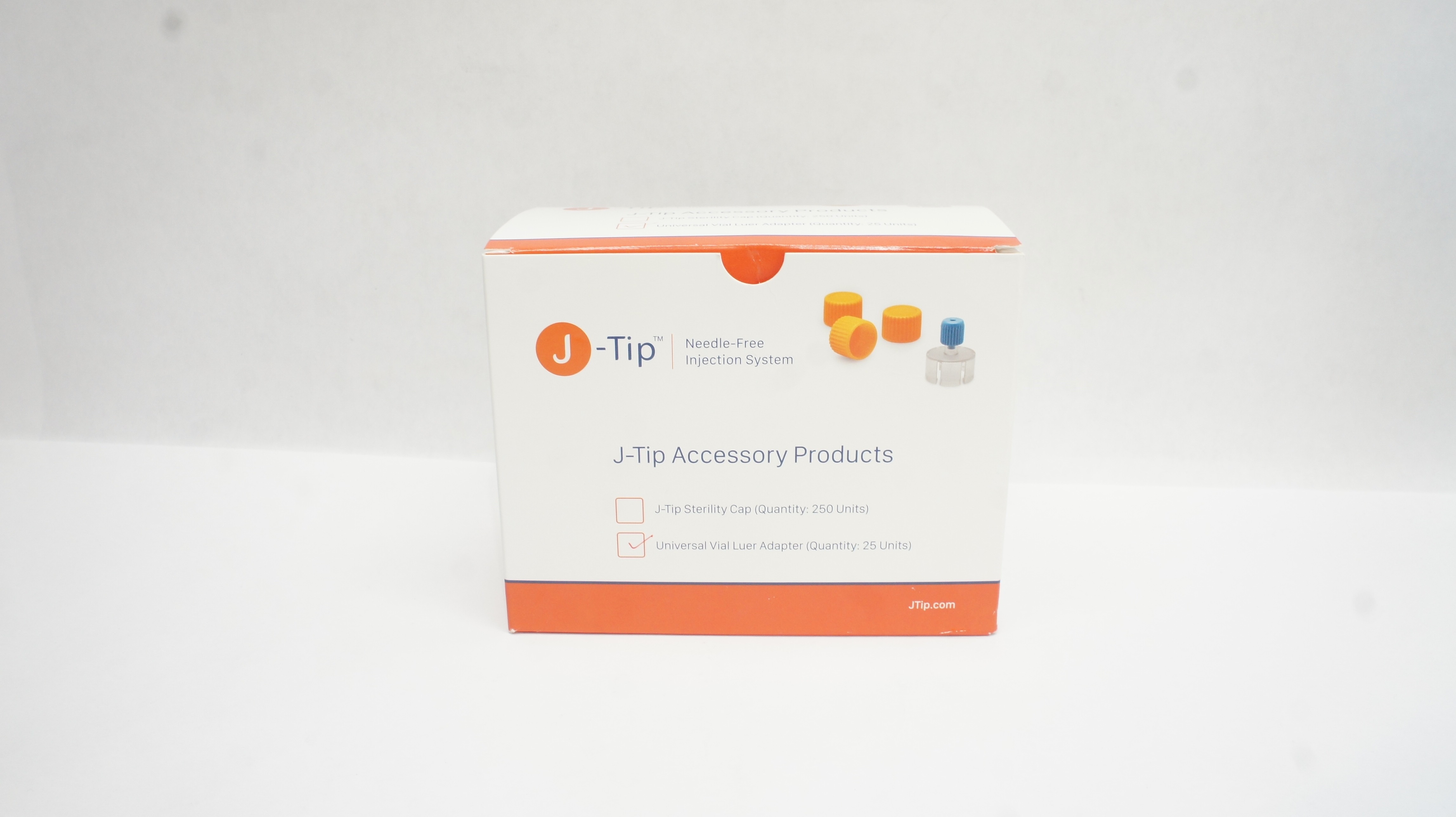 NMP Universal Vial Luer Adapter W/Cap - Box of 25 (x)