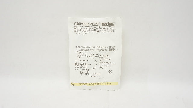 Smiths Medical 21-2762-24 Gripper Plus Deltec Non-Coring Safety Ndle 20G (x)