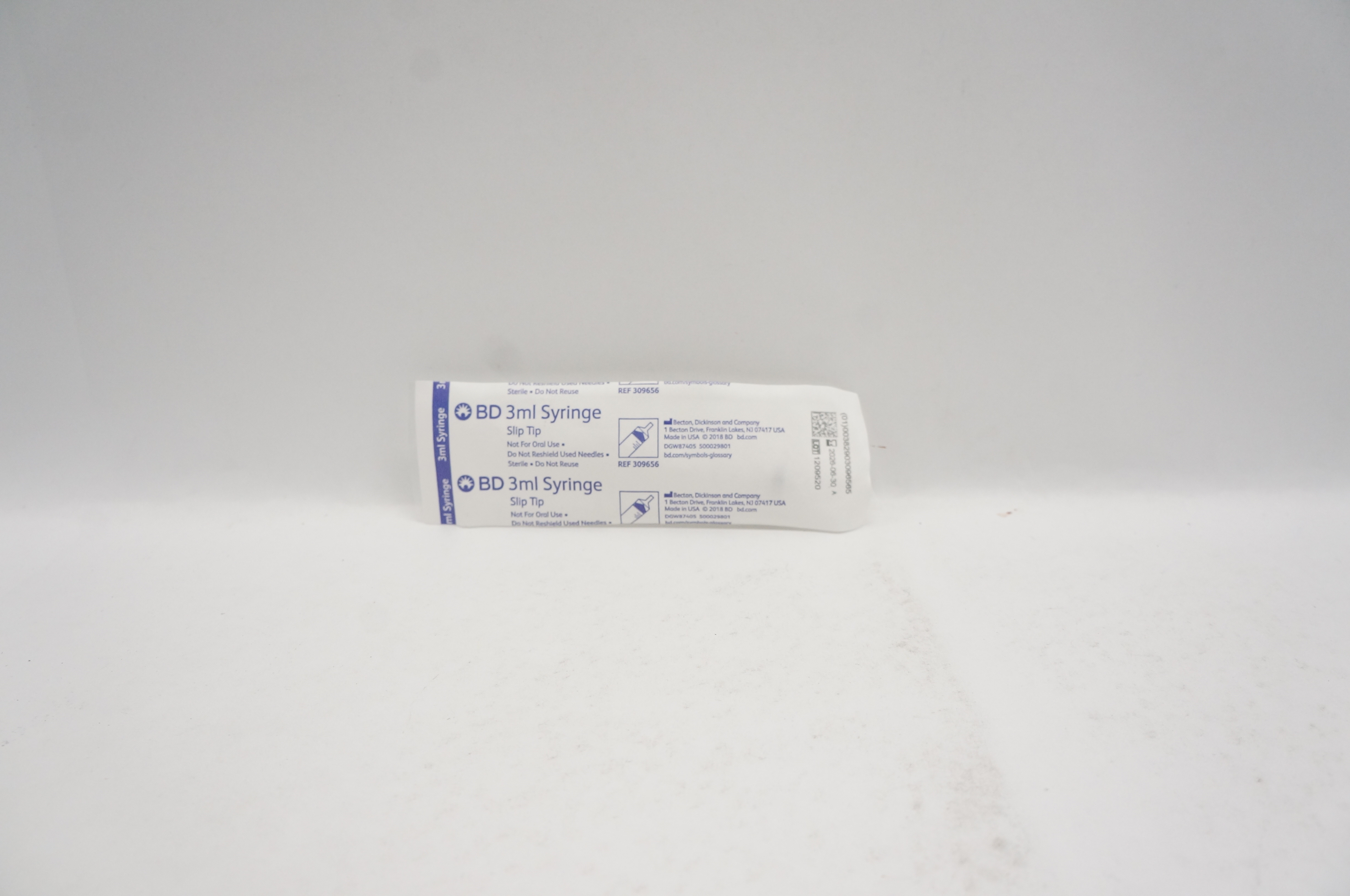BD 309656 3ml Syringe Slip Tip
