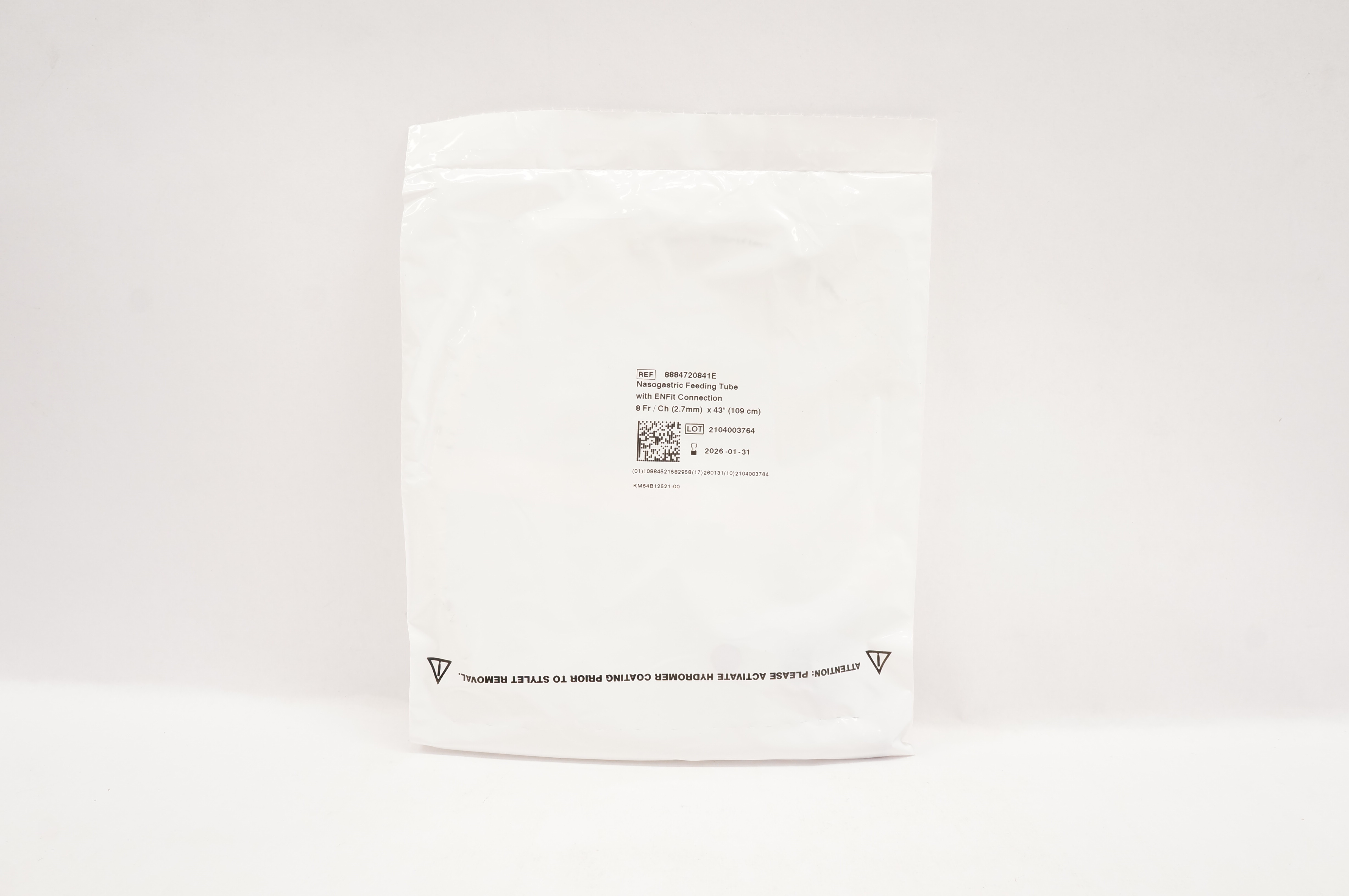 Covidien 8884720841E Nasogastric Feeding Tubes w/ENFit Connection 8Fr  x 43in.