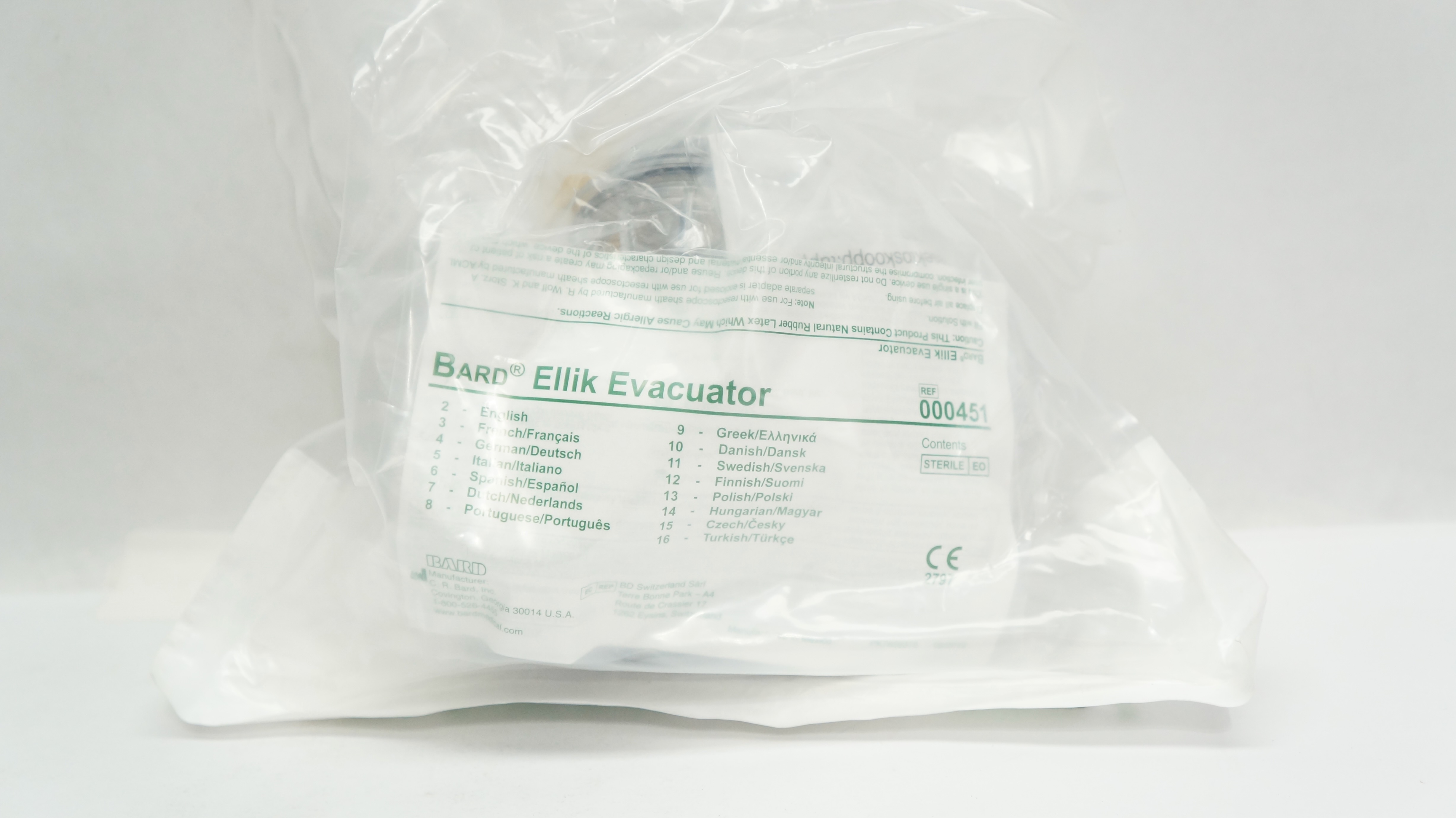 Bard 000451 Ellik Evacuator