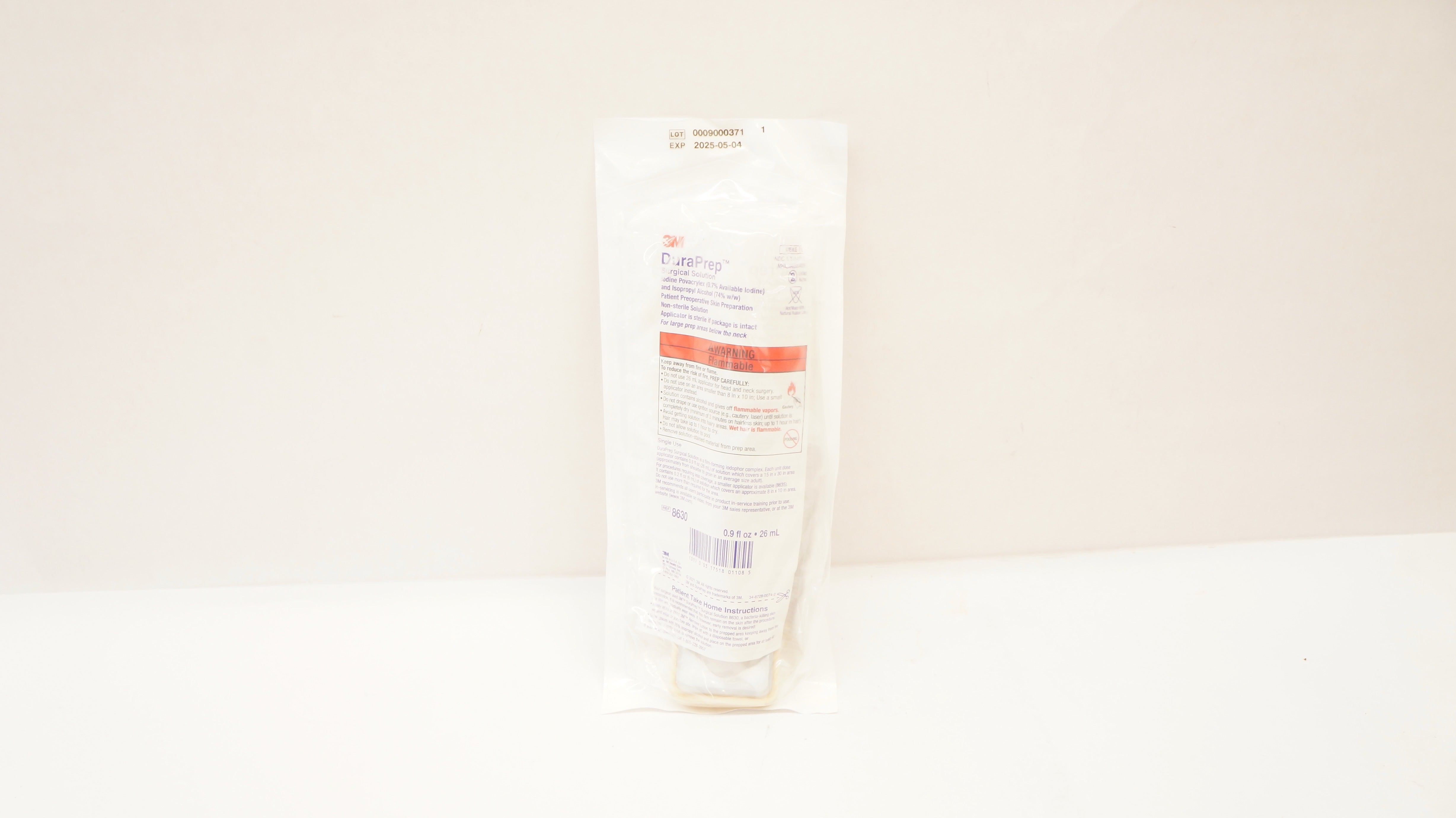 3M 8630 DuraPrep Surgical Solution 0.9fl.oz.