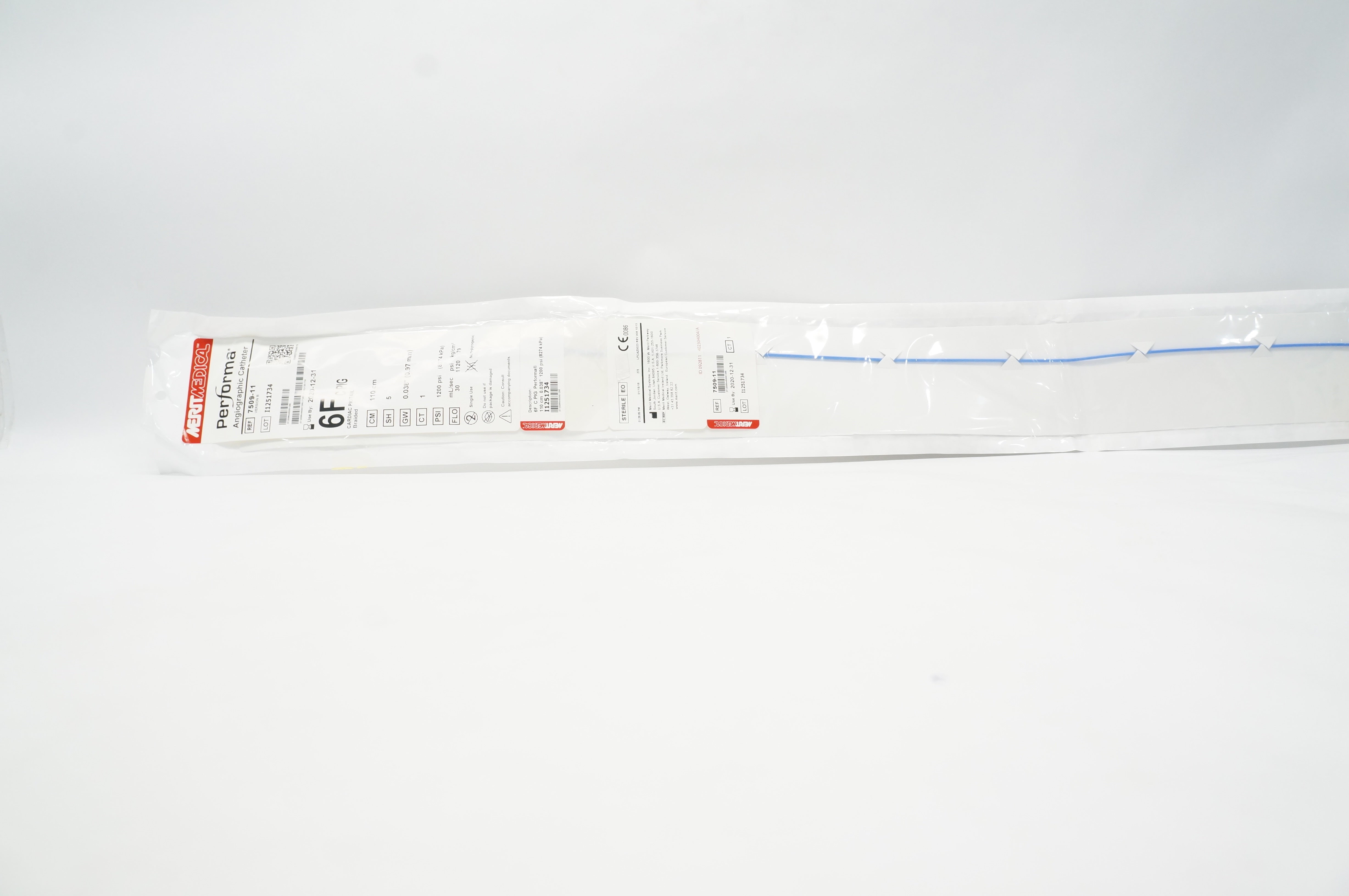 Merit Medical 7509-11 Performa Angiographic Cath. 6F (x)