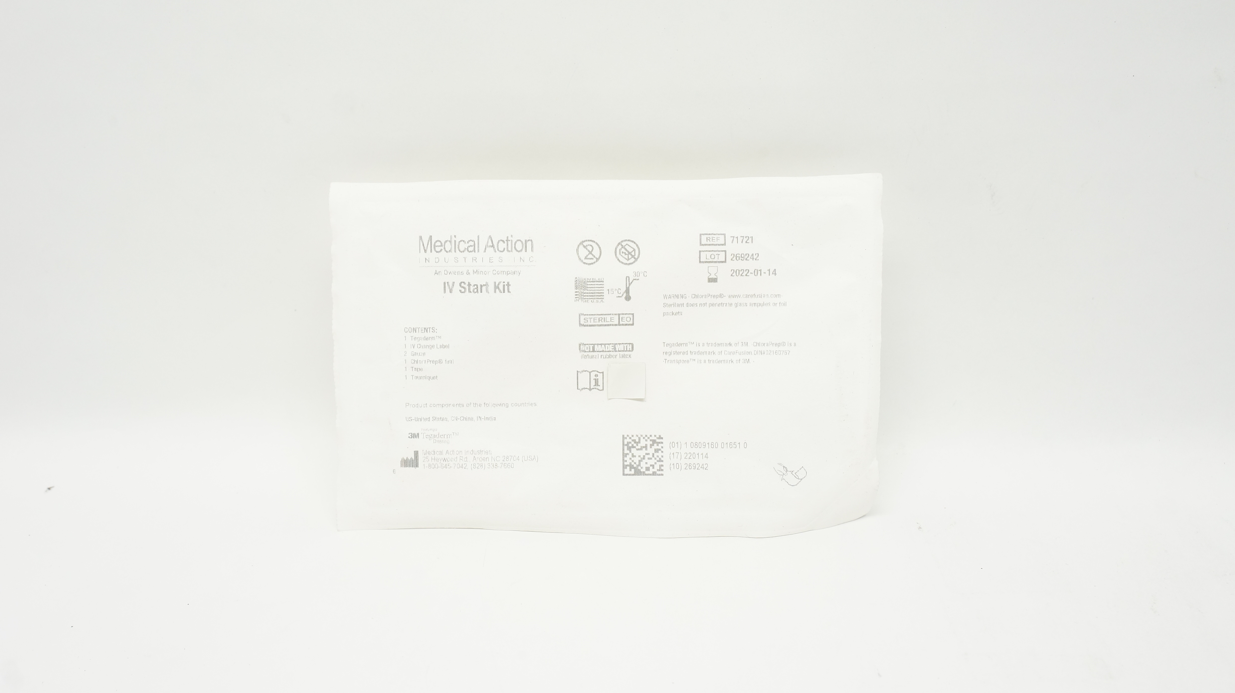 Medical Action Industries 71721 3M Tegaderm IV Start Kit (x)