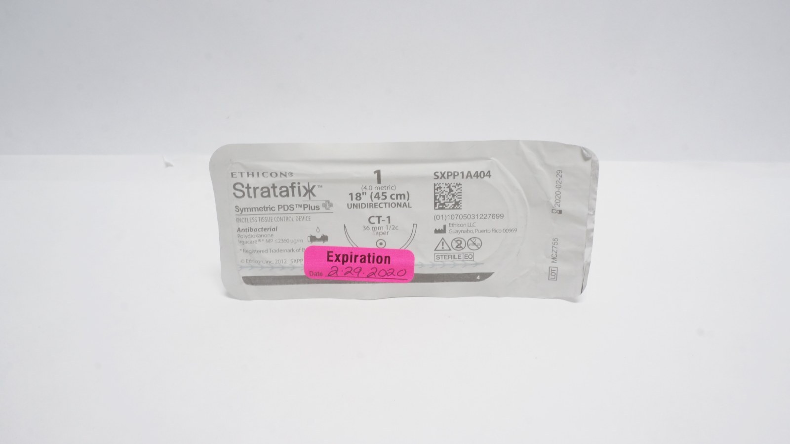 Ethicon SXPP1A404 Stratafix Symmetric PDS Plus Suture Size 1