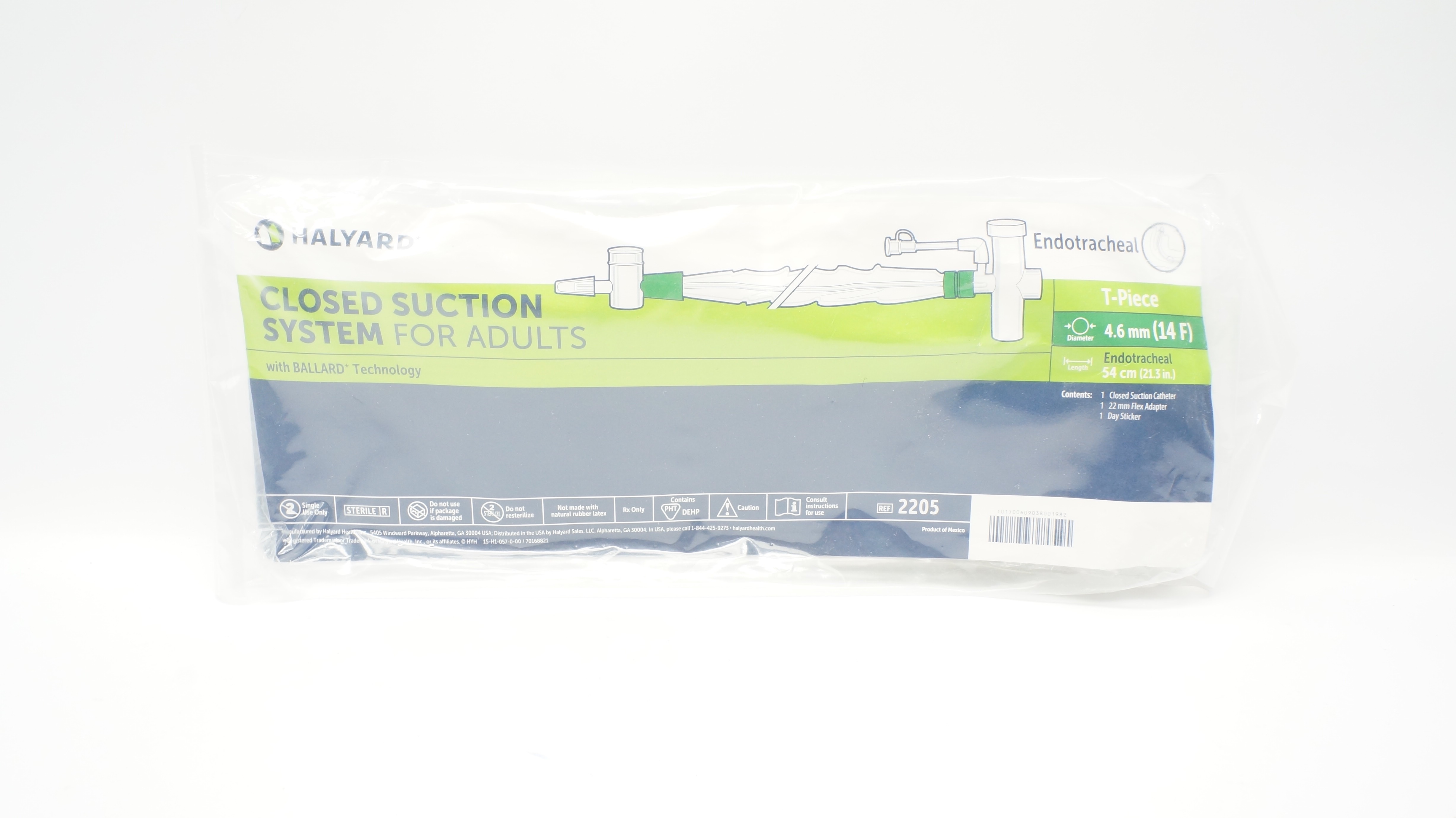 Halyard EBL22050SG EchoBright Echogenic Regional Block Ndle 22Ga x 2inch (x)