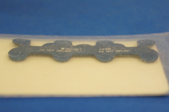 Synthes 350.357 Template F/TI Cervical Spine Locking Plate 65mm