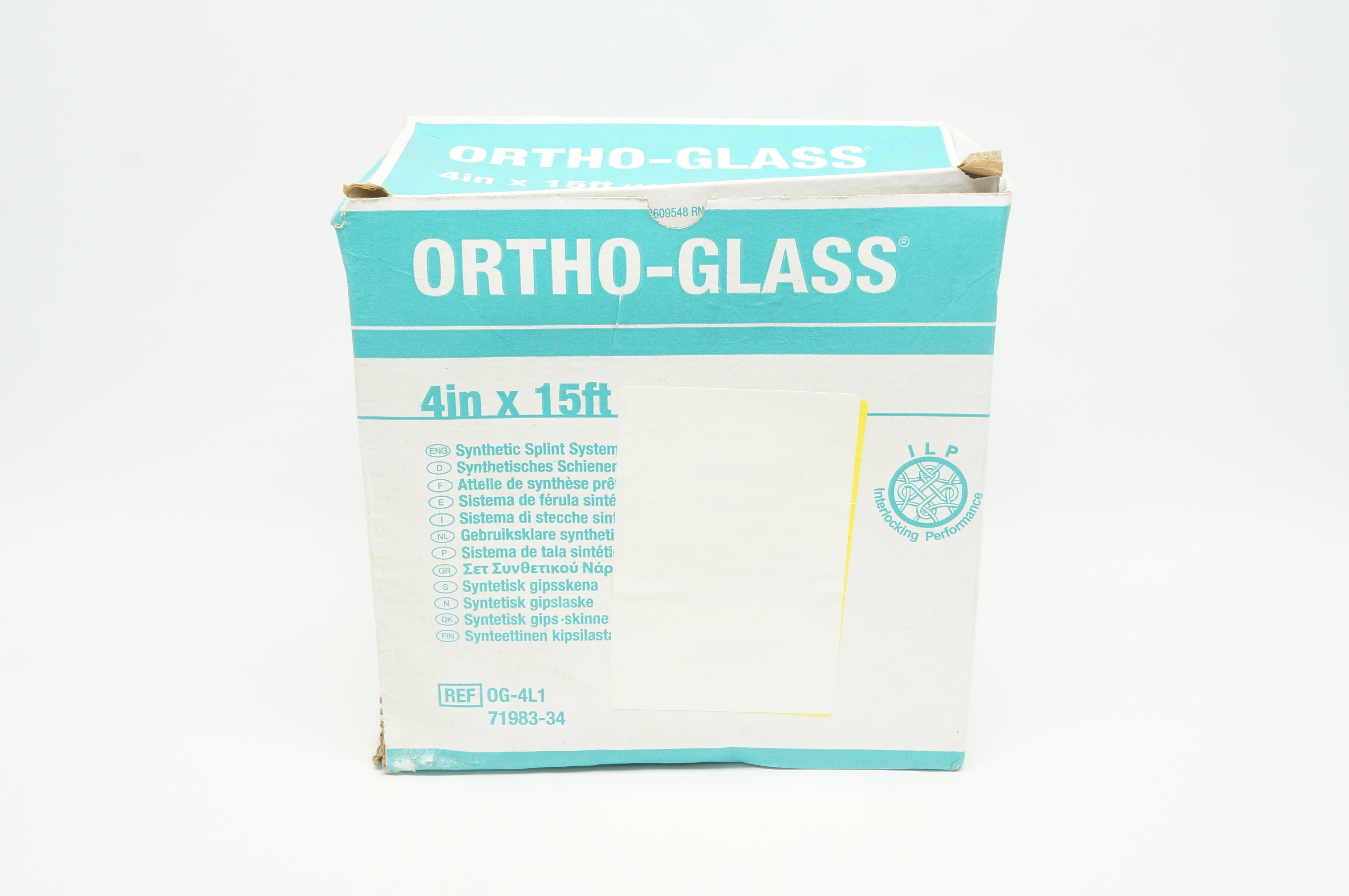 BSN Medical OG-4L1 Ortho-Glass Synthetic Splint System 4inch x 15ft.
