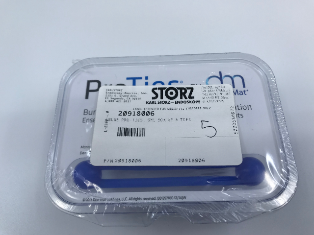 Karl Storz 20918006 Blue Pro-Ties, One Box of 6 Ties