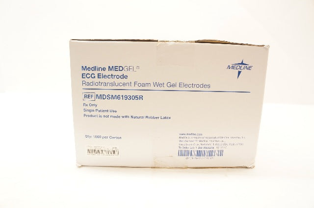 Medline MDSM619305R ECG Electrode, Radiotranslucent Foam - Box of 1000