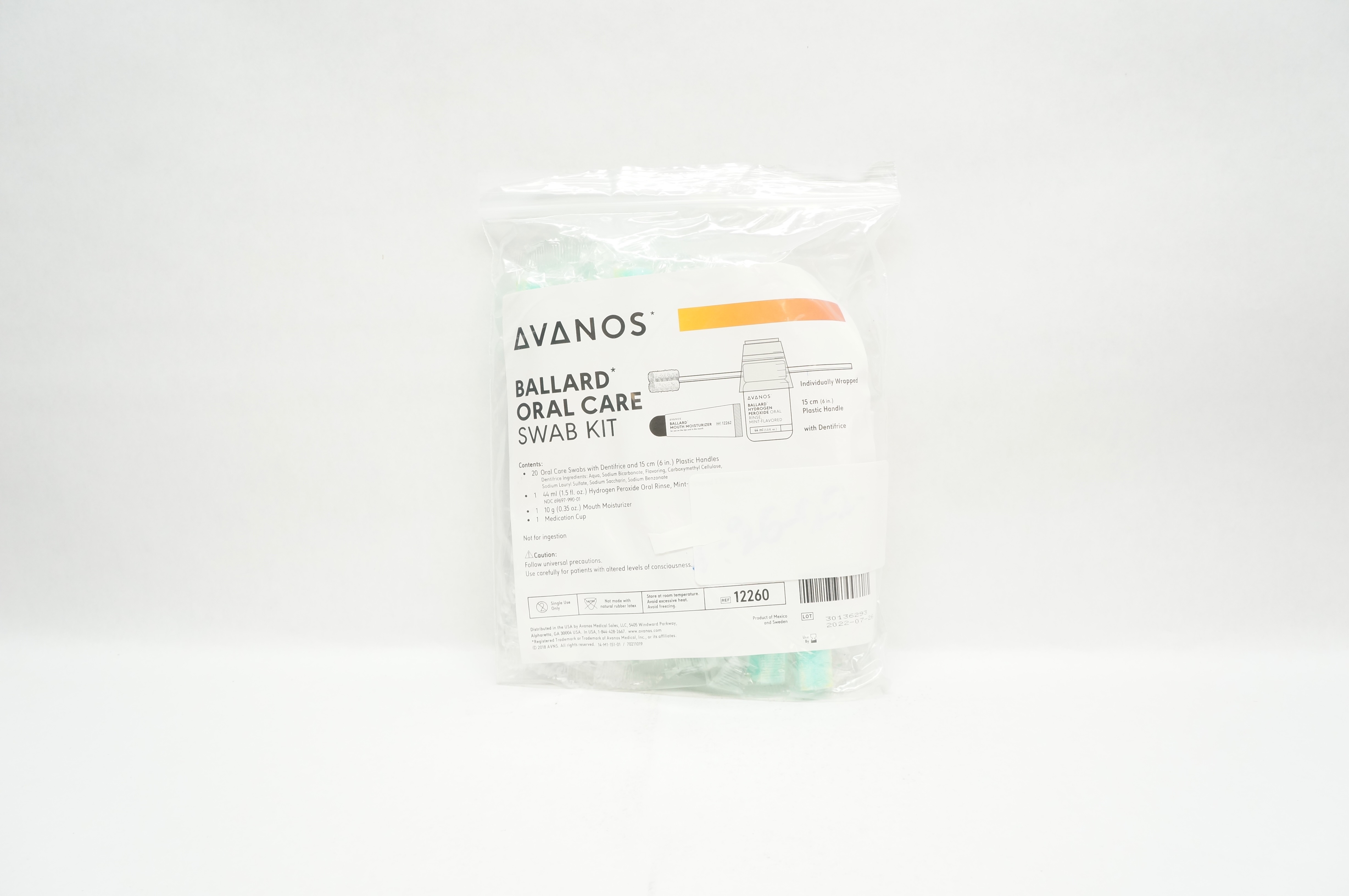 Avanos 12260 Ballard Oral Care Swab Kit (x)