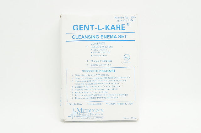 Medegen 2562 Gent-L-Kare Cleansing Enema Set