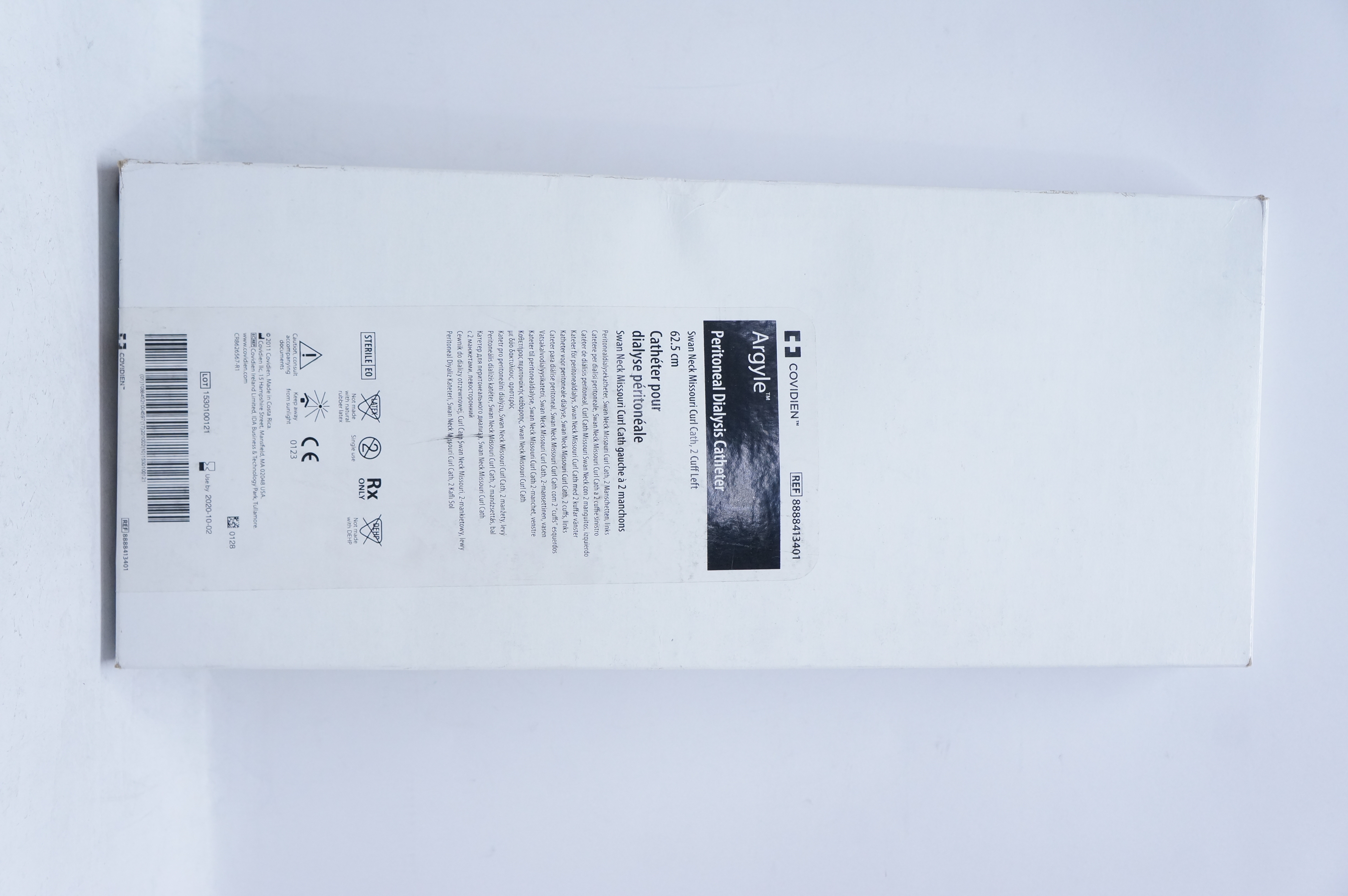 Covidien 8888413401 Argyle Peritoneal Dialysis Cath. 62.5cm