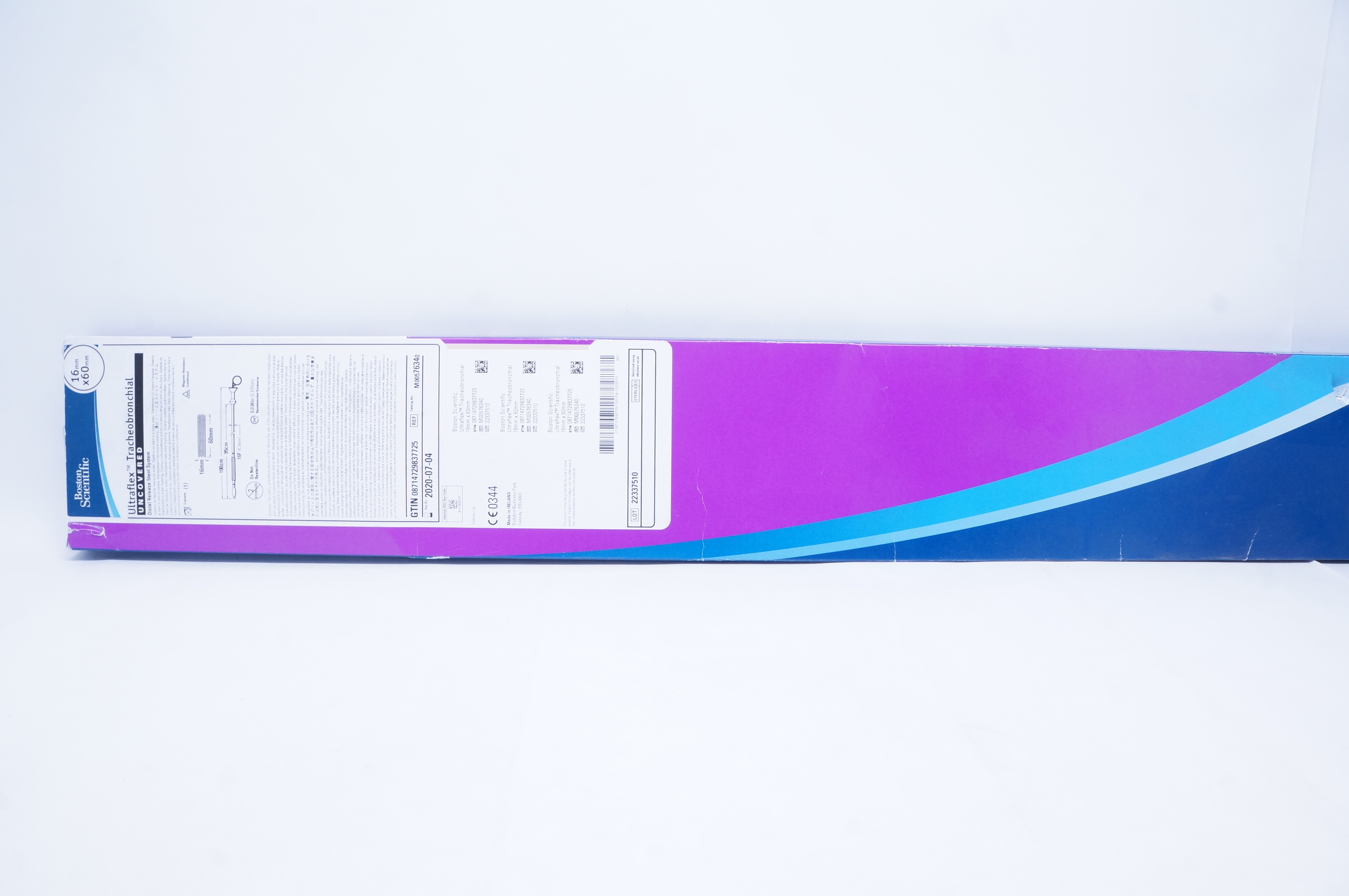 Boston Scientific 7634 Ultraflex Tracheobronchial Uncovered 16 mm x 60 mm (x)