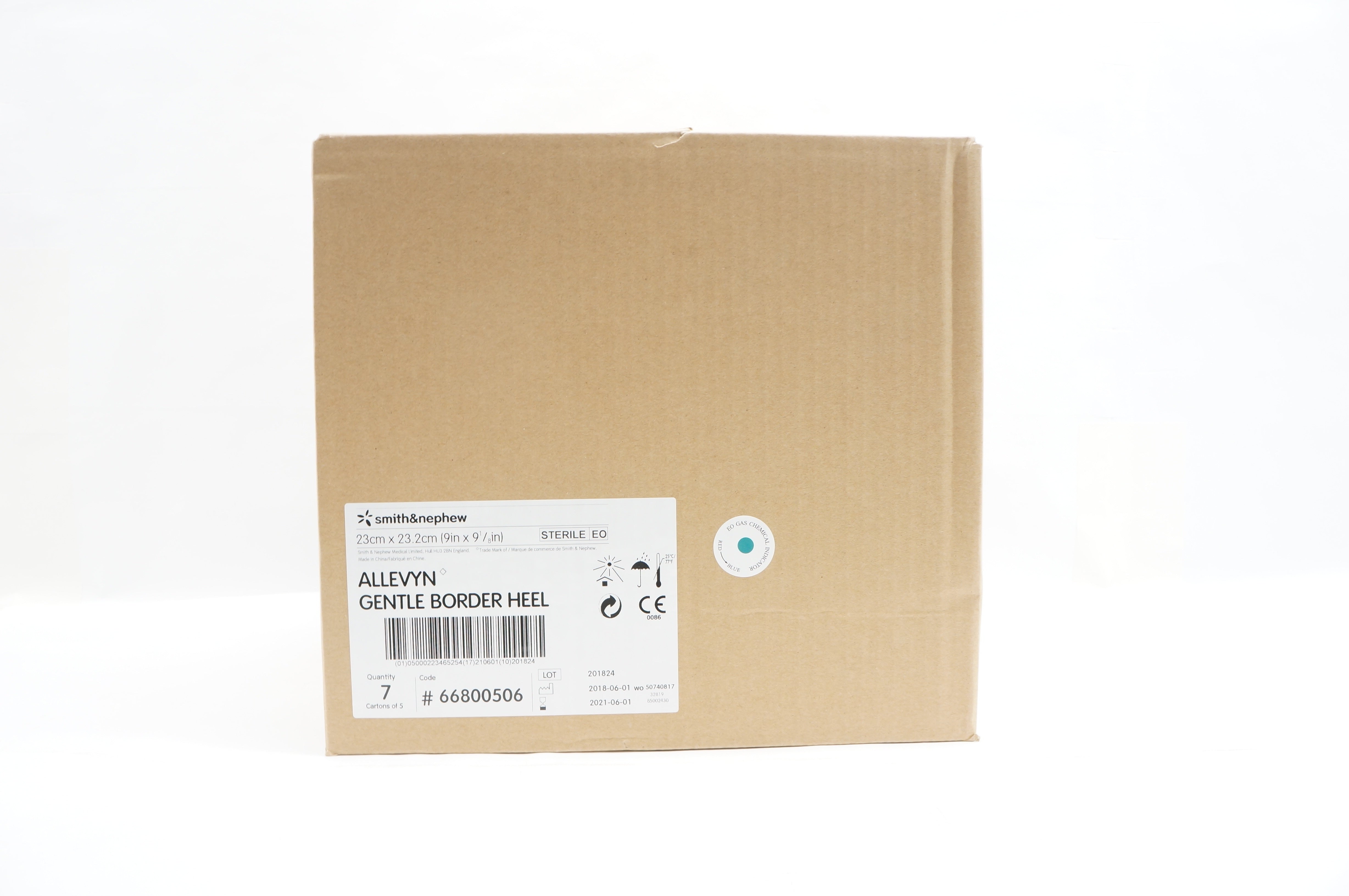 Smith&Nephew 66800506 Allevyn Gentle Border Heel 9 x 9-1/2inch (x) - Case of 35