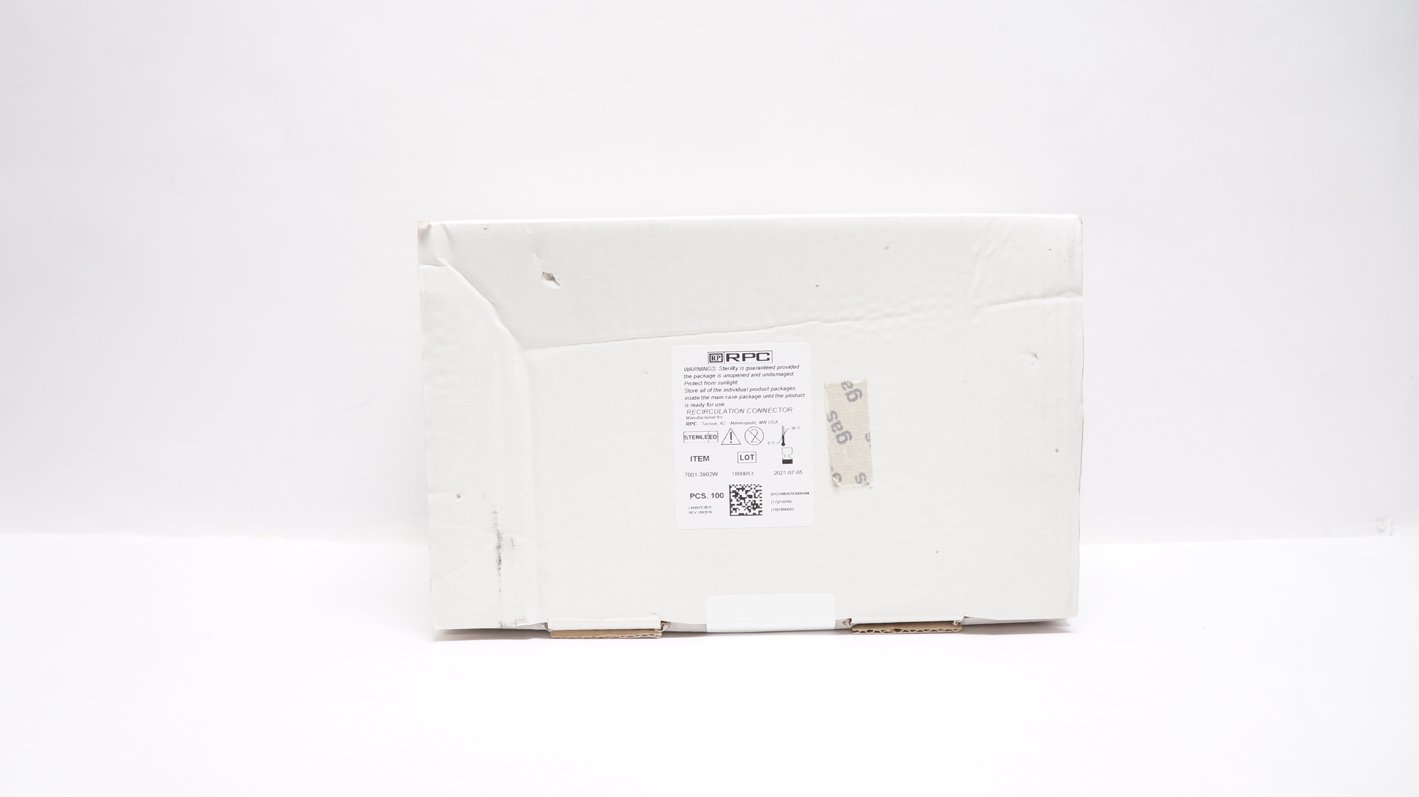 RPC 7001-3902W Recirculation Connector (x)- Box of 100