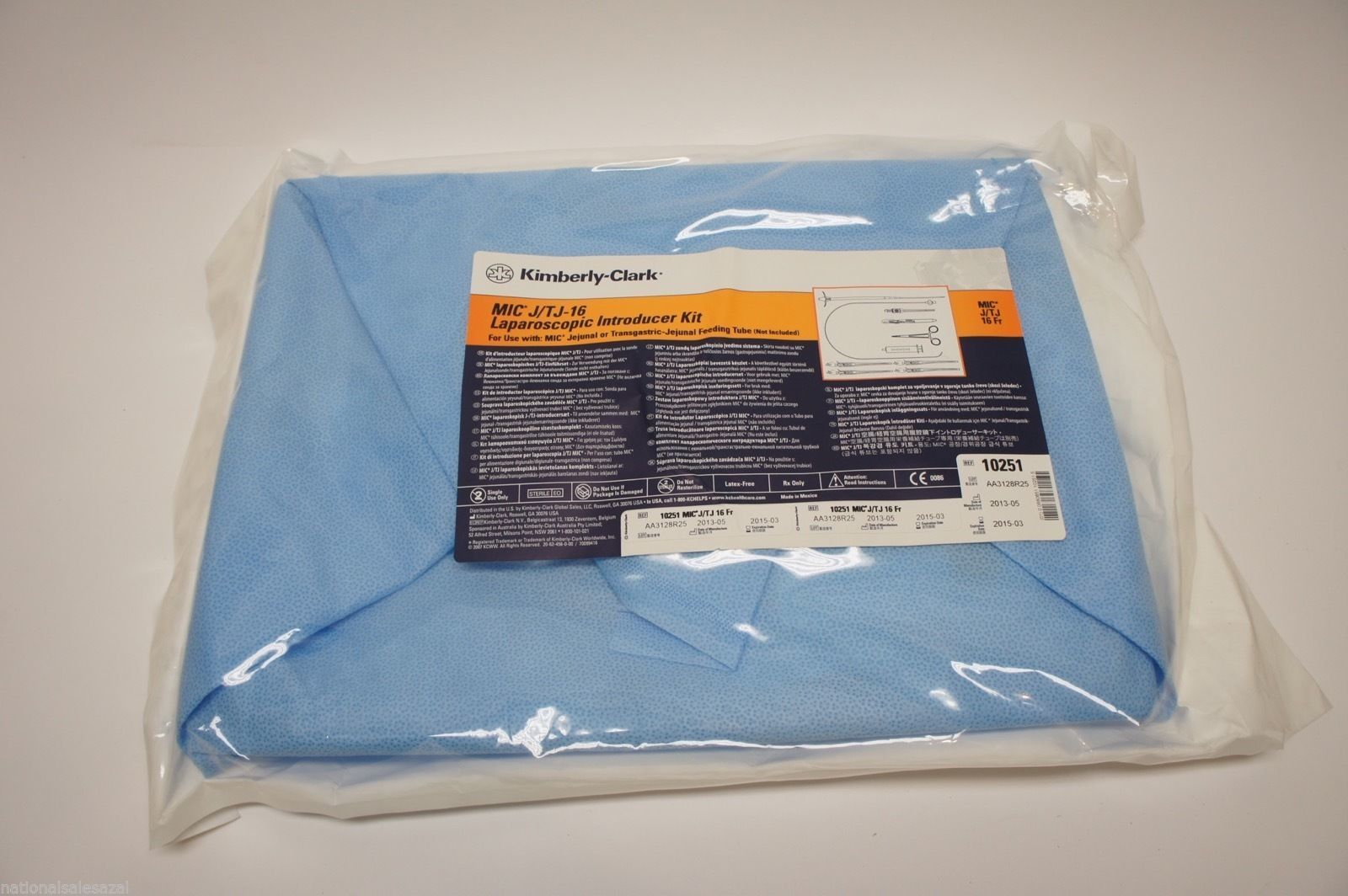 10251 ~ Kimberly-Clark J/TJ-16 Laparoscopic Introducer Kit 16Fr (x)