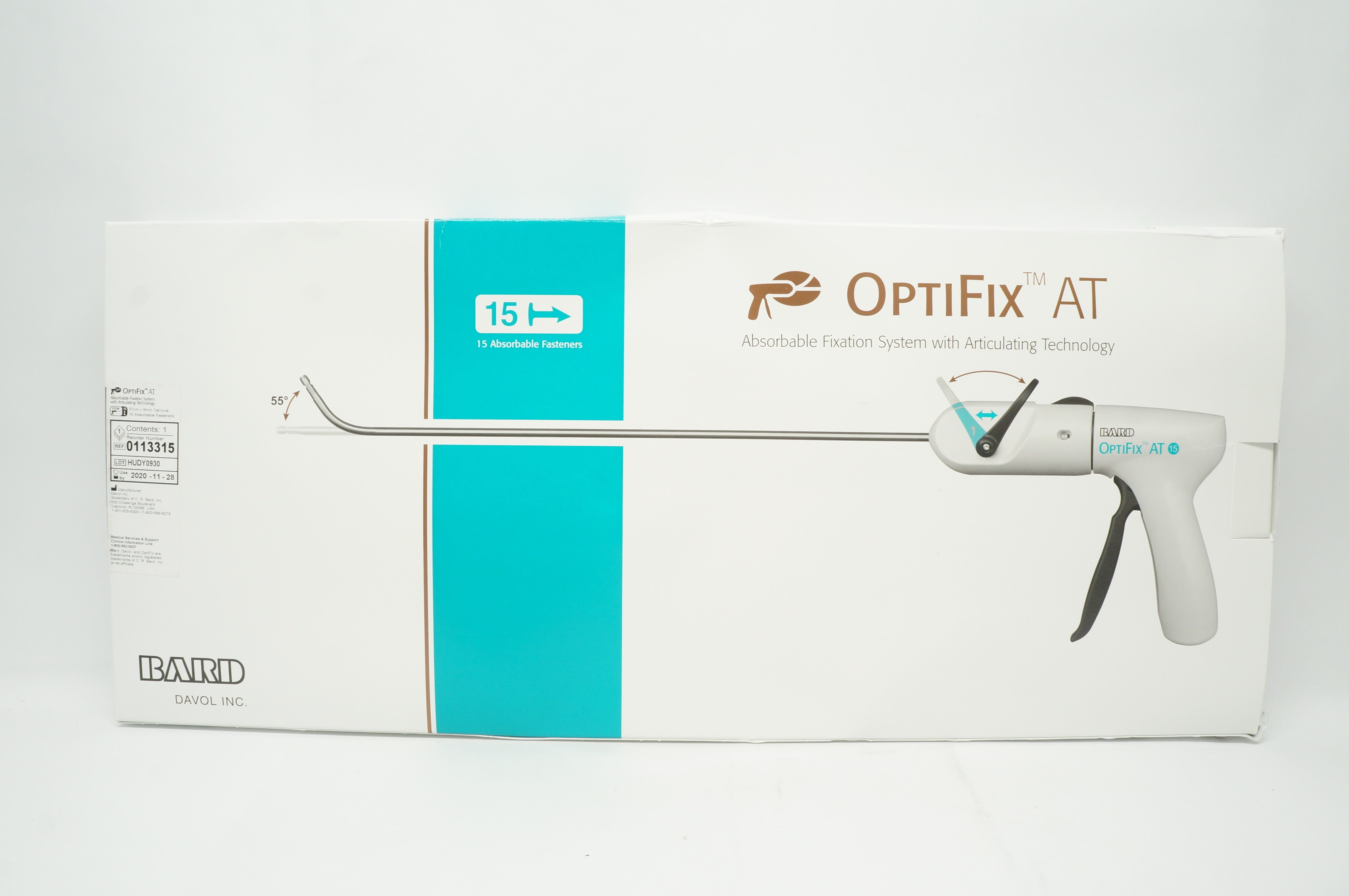 Bard 0113315 OptiFix Absorbable Fixation System with Articulating Technology(x)
