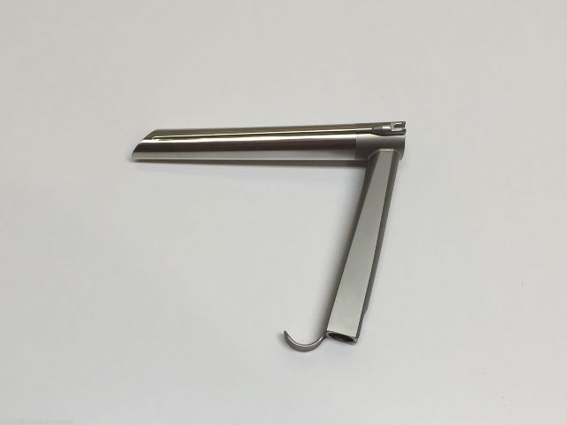 Karl Storz 8590BL Kleinsasser Laryngoscope Large Adult With Lateral Side Channel