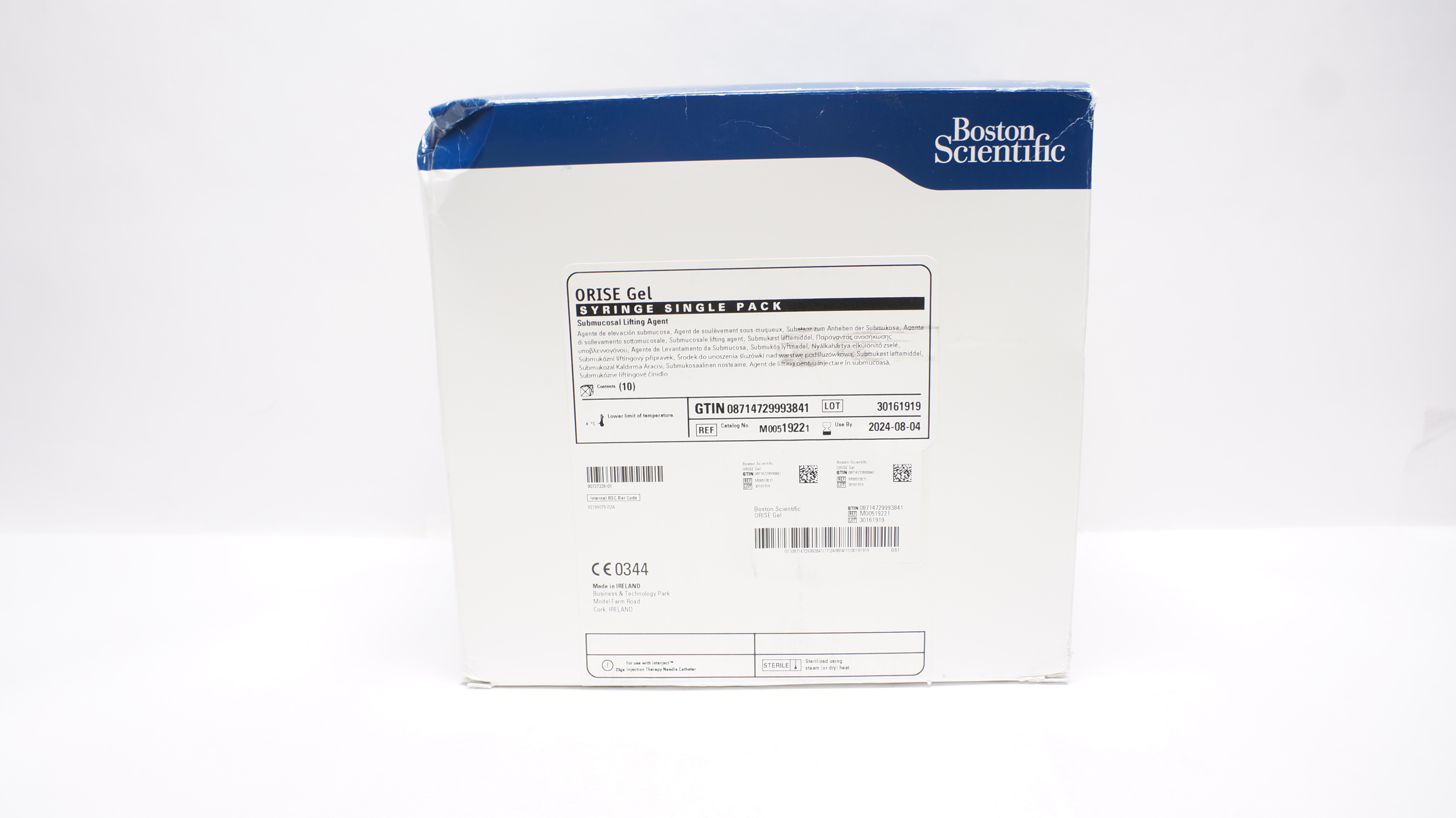 Boston Scientific M00519221 Oryse Gel Syringe Single Pack - Box of 10